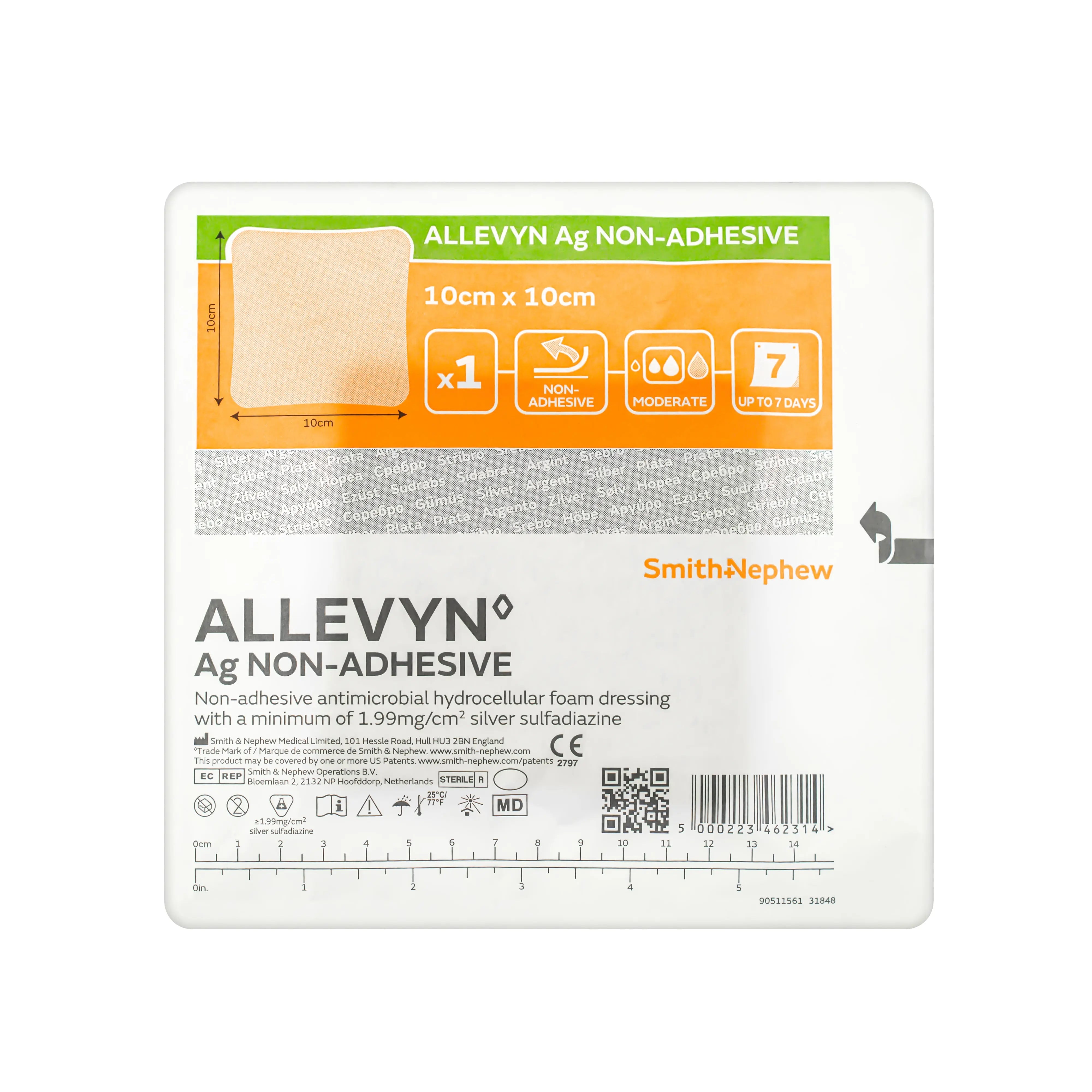 Allevyn Ag Non-Adhesive Dressing (Multiple Sizs) (x10)