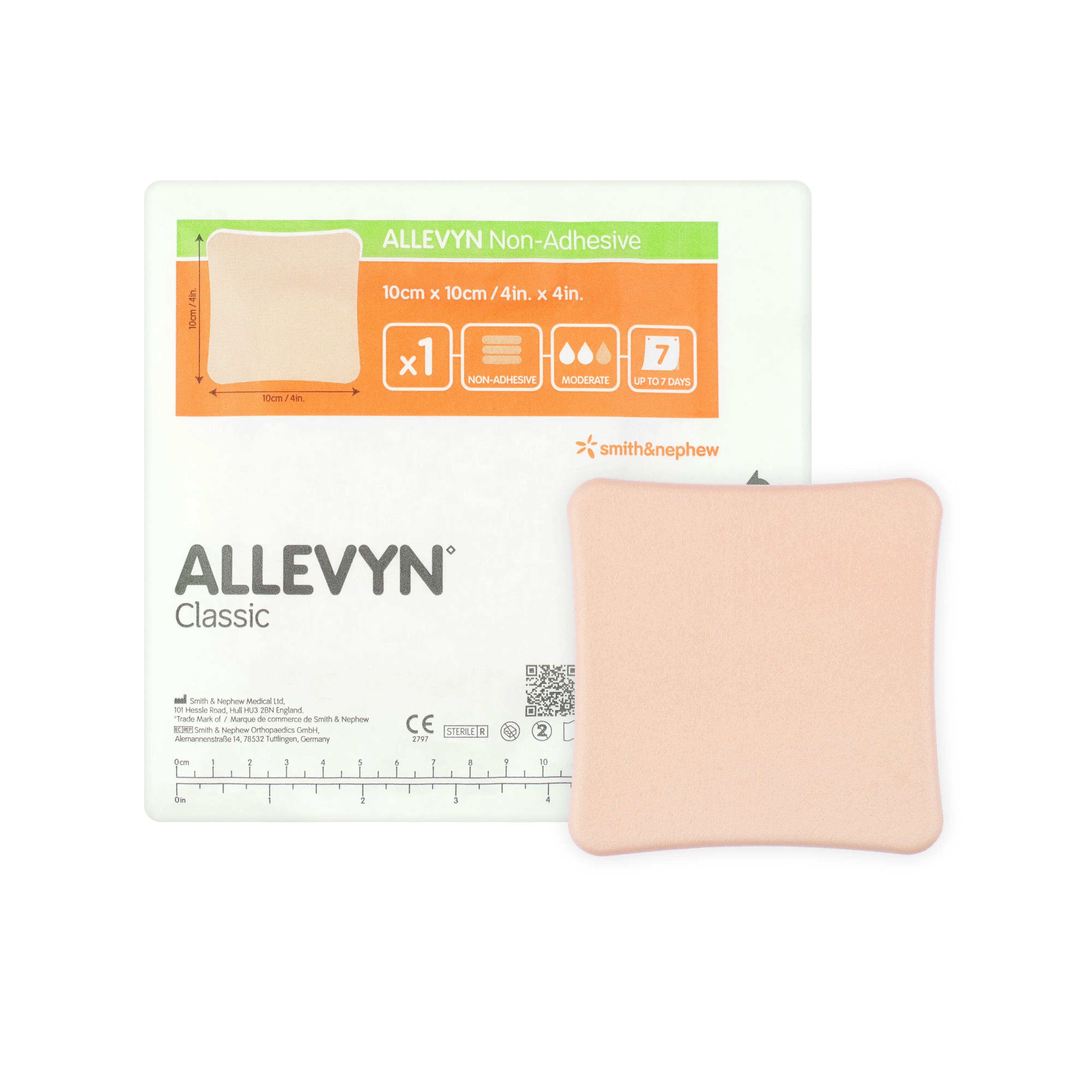 Allevyn Non-Adhesive Dressing (Multiple Sizes) (x10)