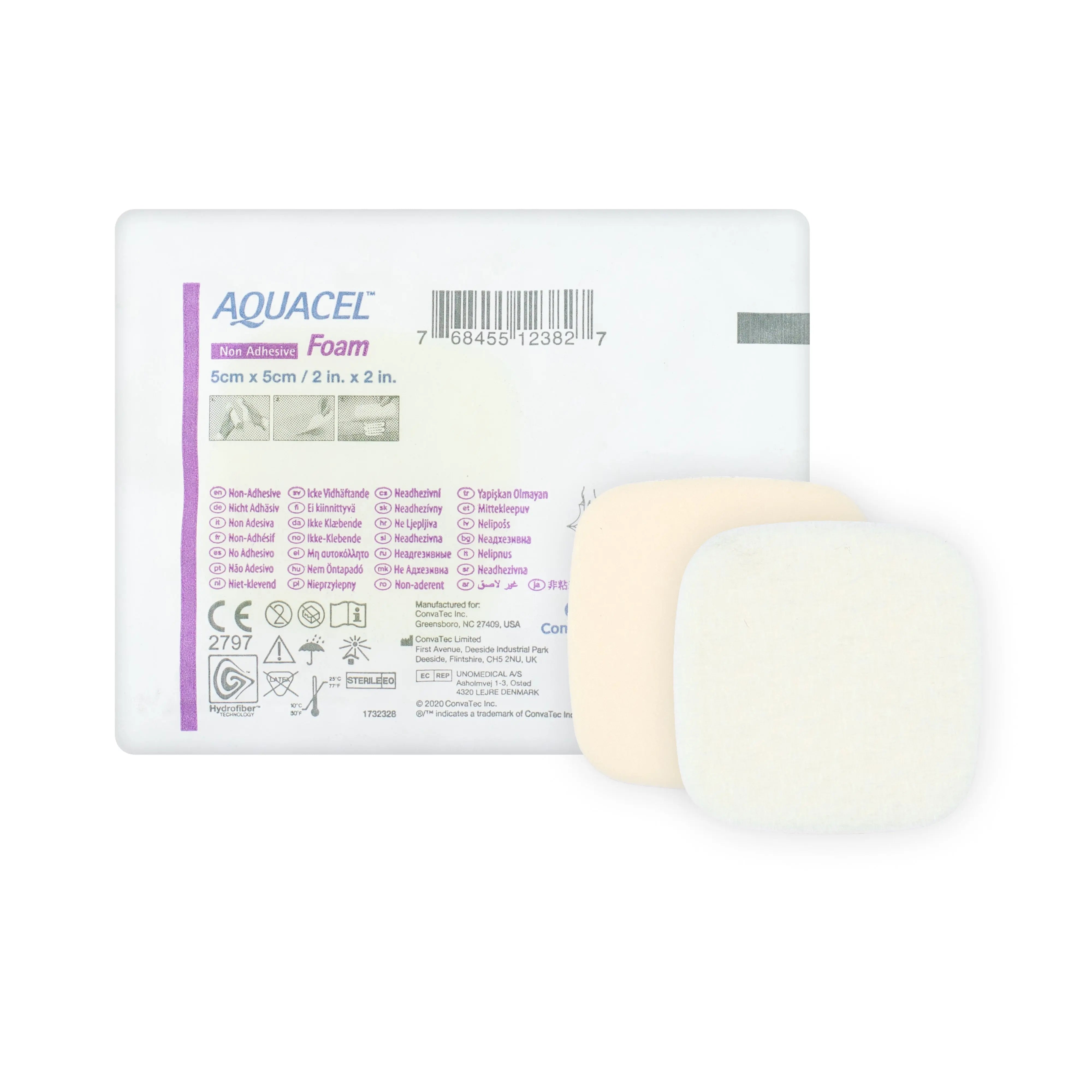 Aquacel Foam Non-Adhesive Dressing (Multiple Sizes) (x5 or 10)
