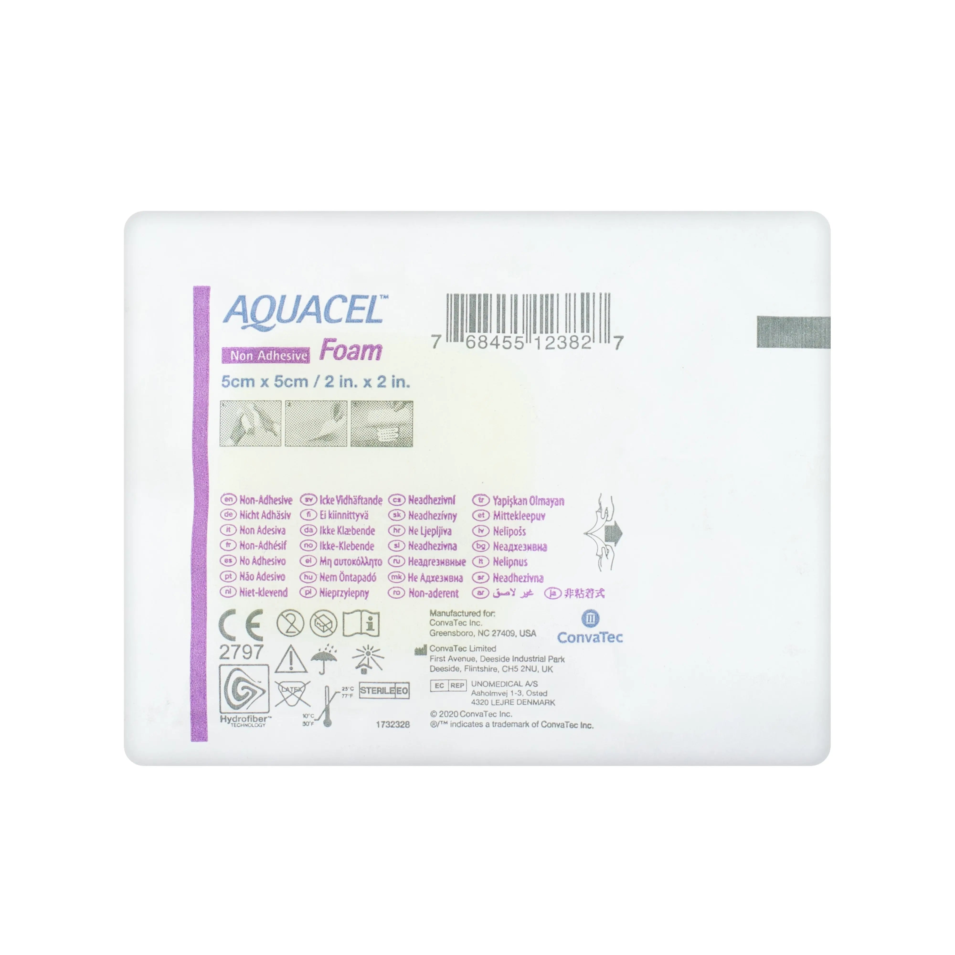 Aquacel Foam Non-Adhesive Dressing (Multiple Sizes) (x5 or 10)