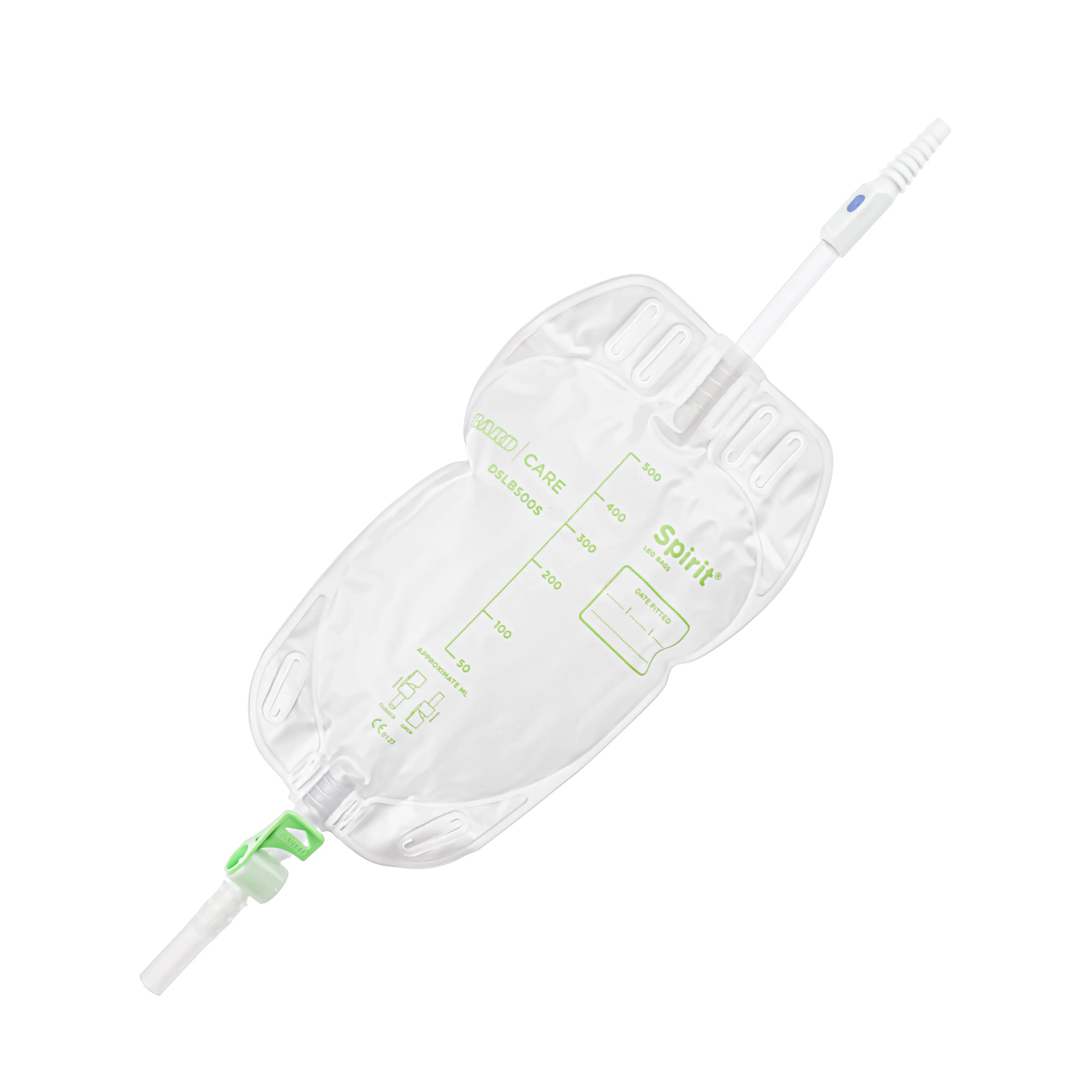 Bard Spirit Leg Bags - Sterile Urine Drainage Bags (x10)