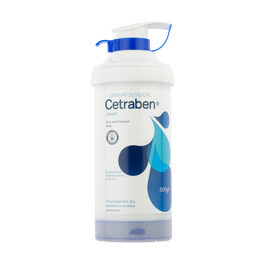 Cetraben Cream - For Dry, Sensitive, & Eczema Prone Skin (500ml)