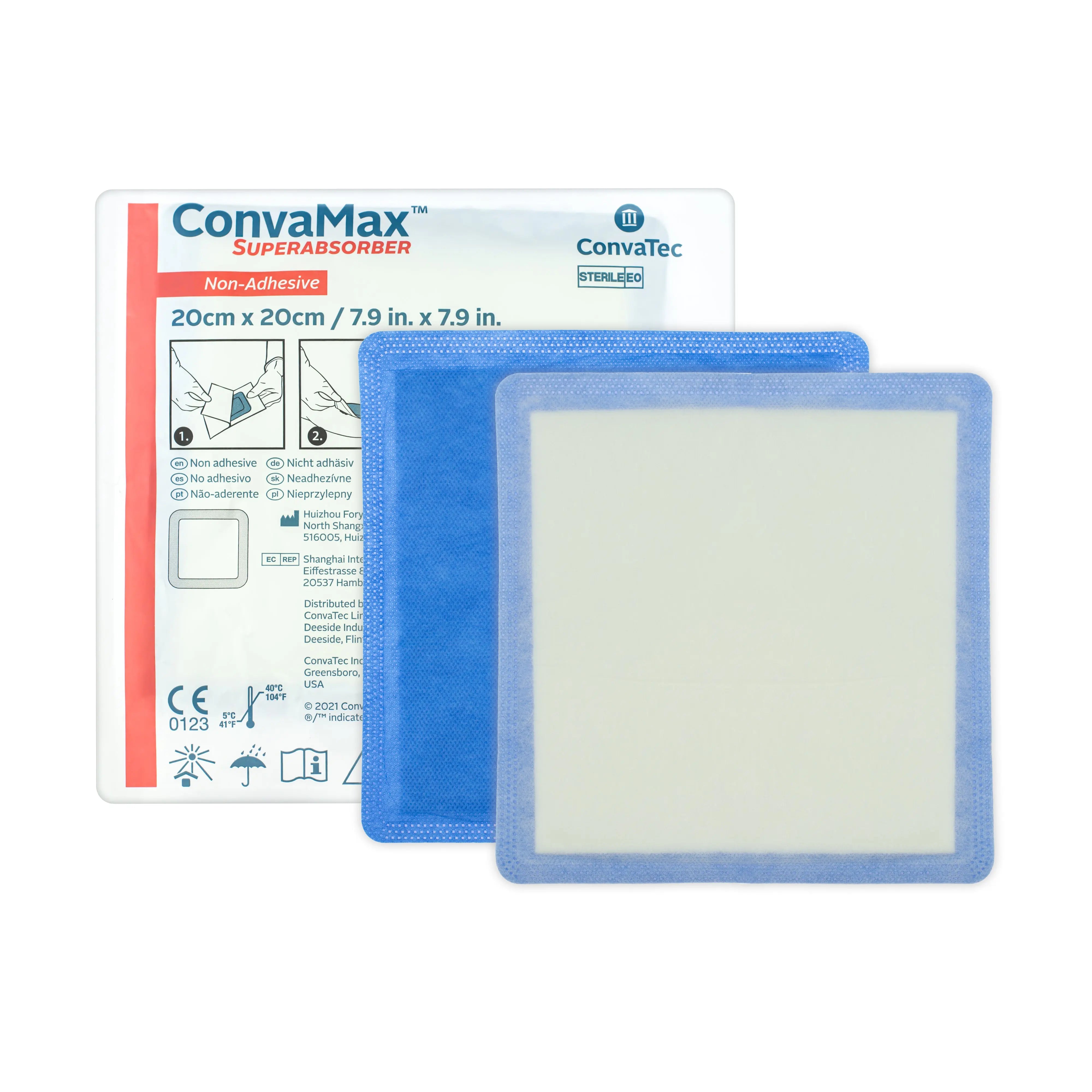 ConvaMax Superabsorber Dressing - Highly Absorbent Dressing Pad (Multiple Sizes) (x10)