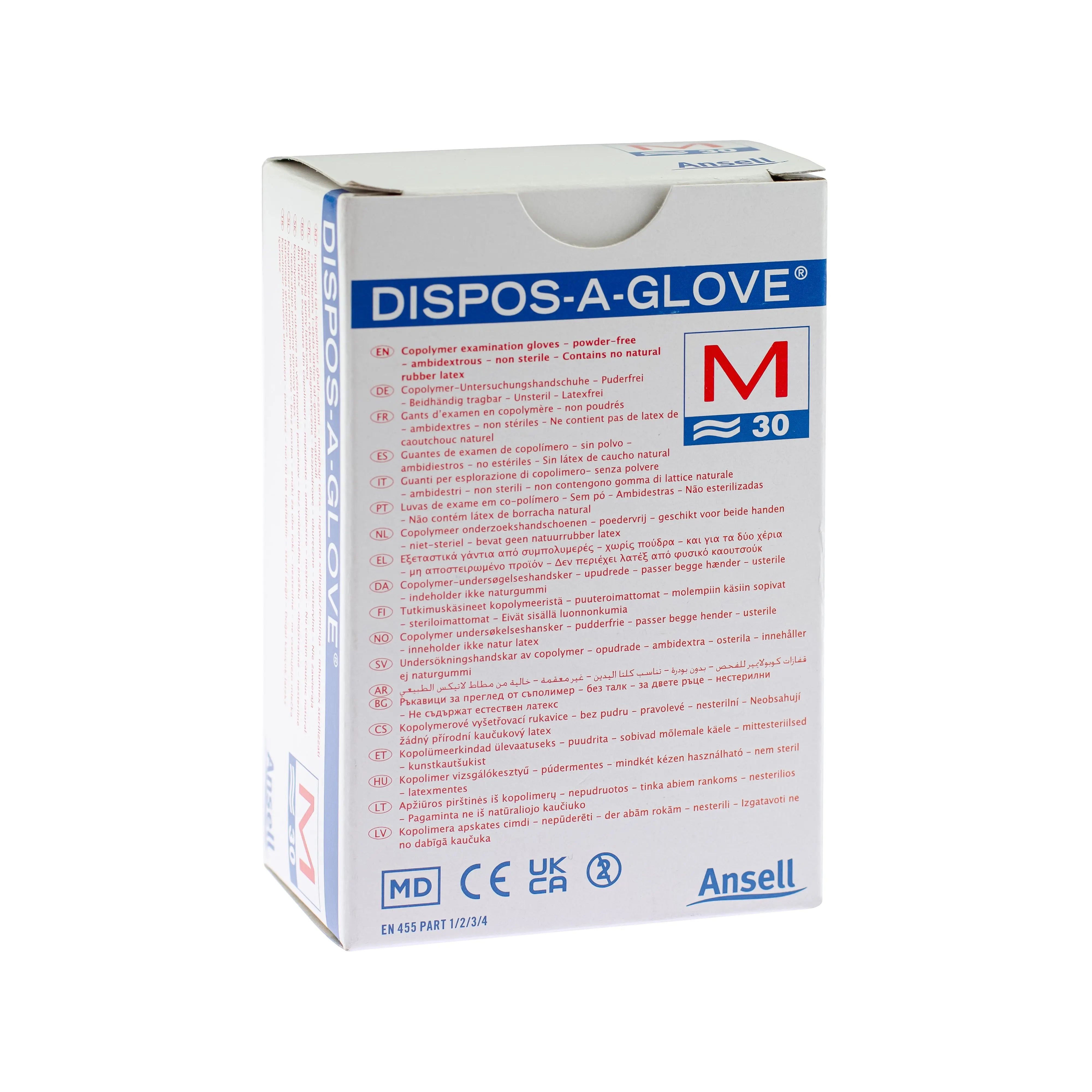 Dispos-A-Gloves Non-Sterile Synthetic Medicla Exam Gloves (x30)