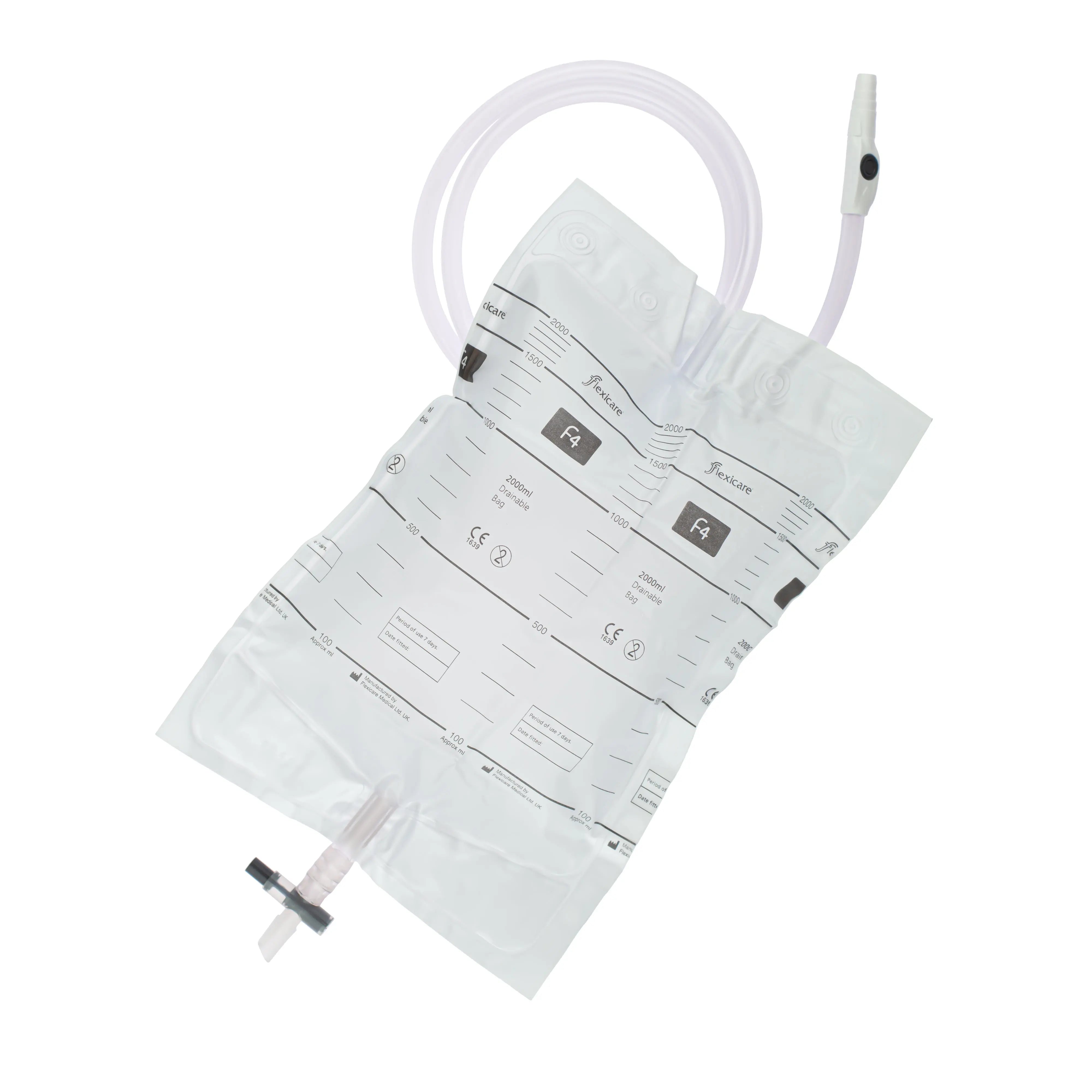 Flexicare 2L Drainage Bags - Urine Night Bags (x10)