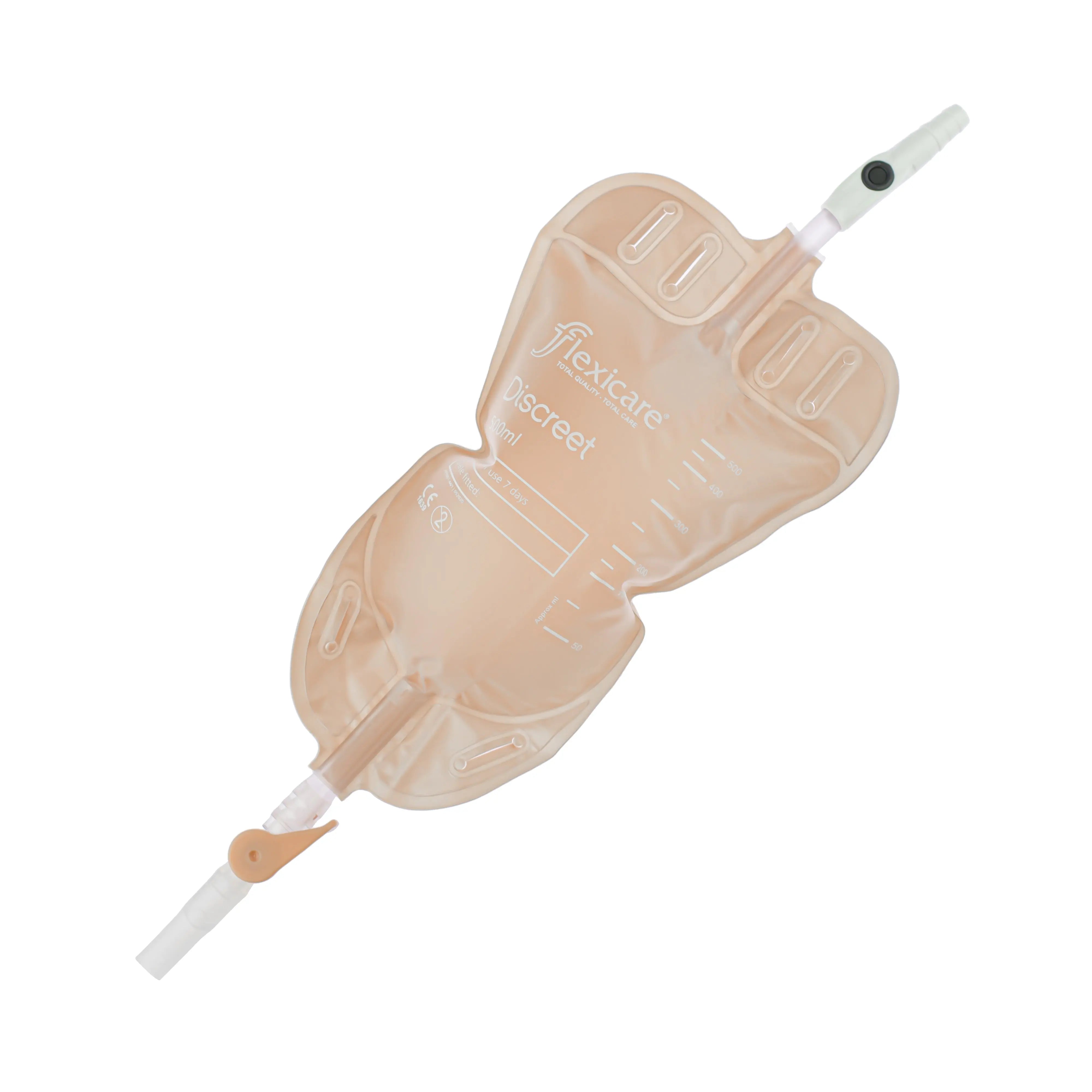 Flexicare Flocked Discreet Leg Bags (x10)