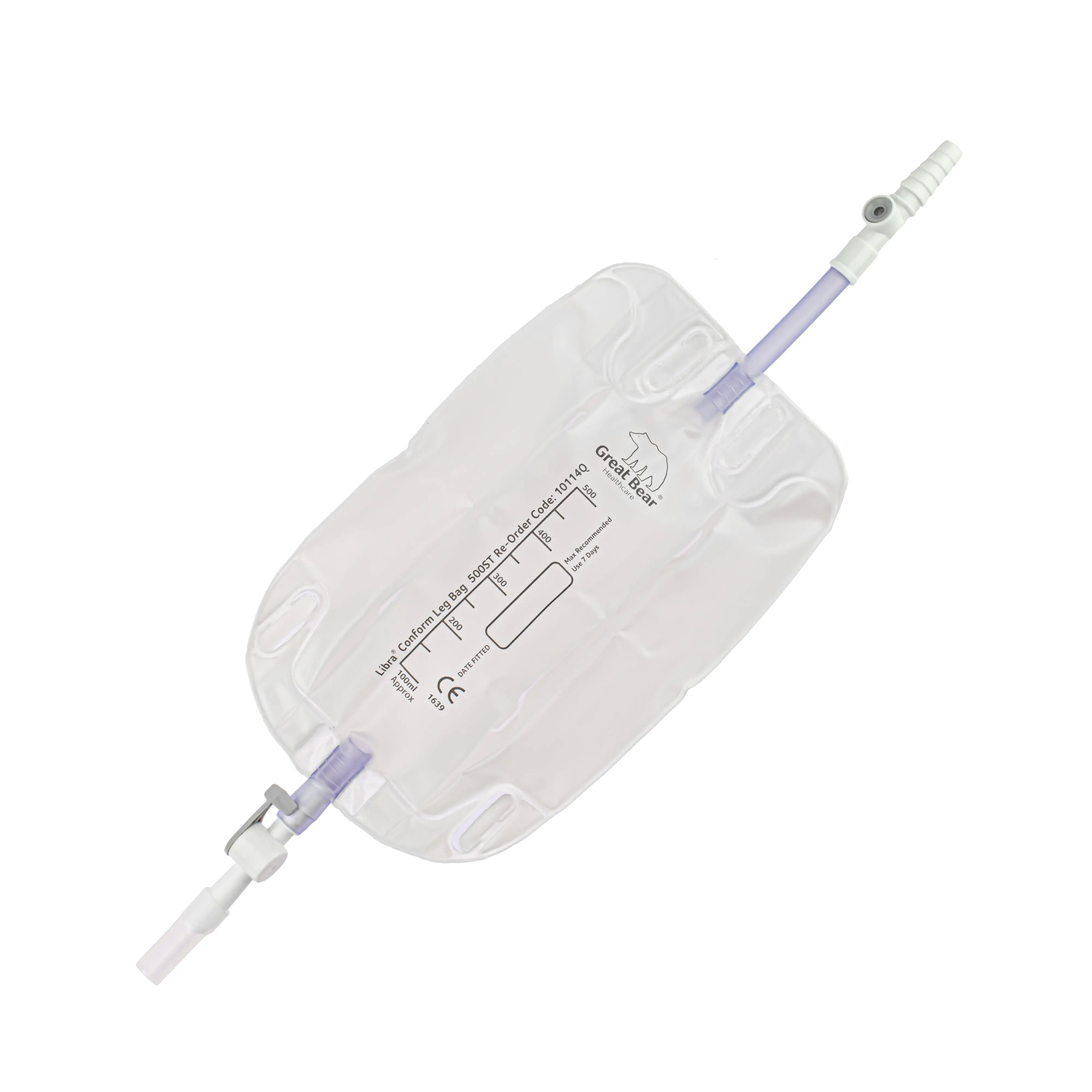 Great Bear Libra Conform Leg Bags - Chambered Urine Drainage Bags (x10)