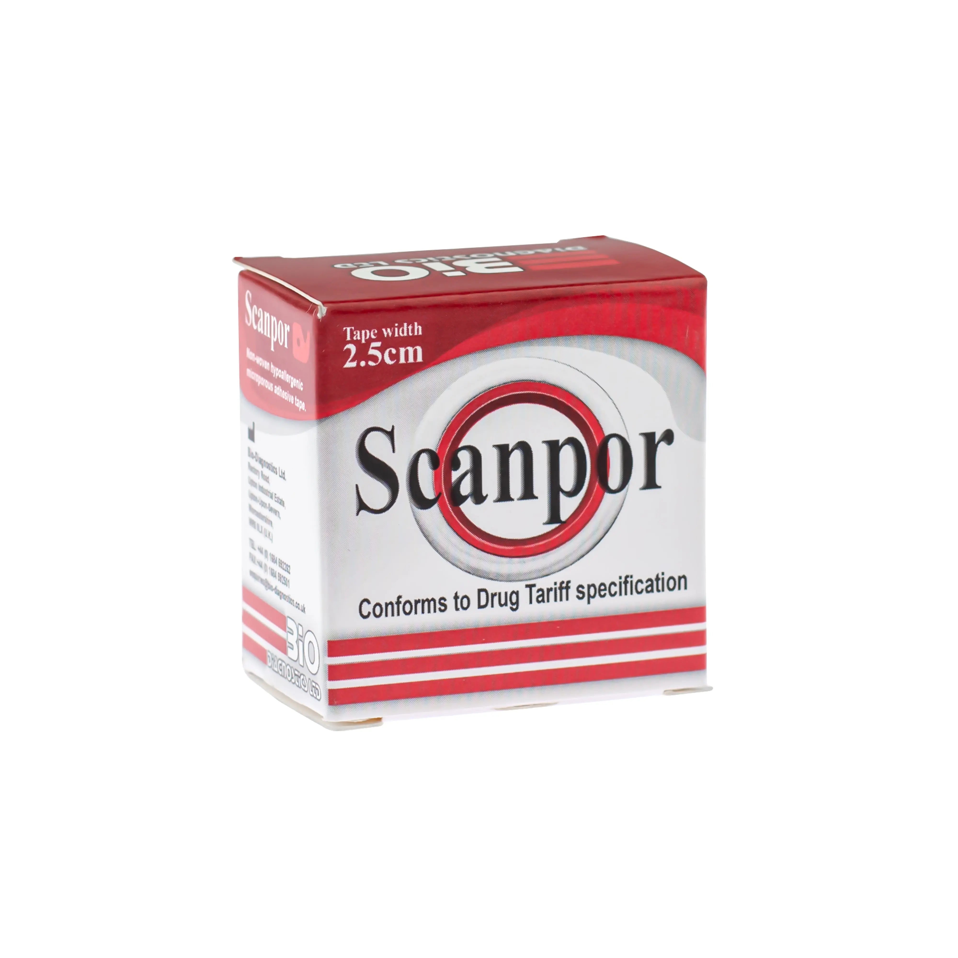 Scanpor Microporous Surgical Tape (2.5cm x 10m) (x1)