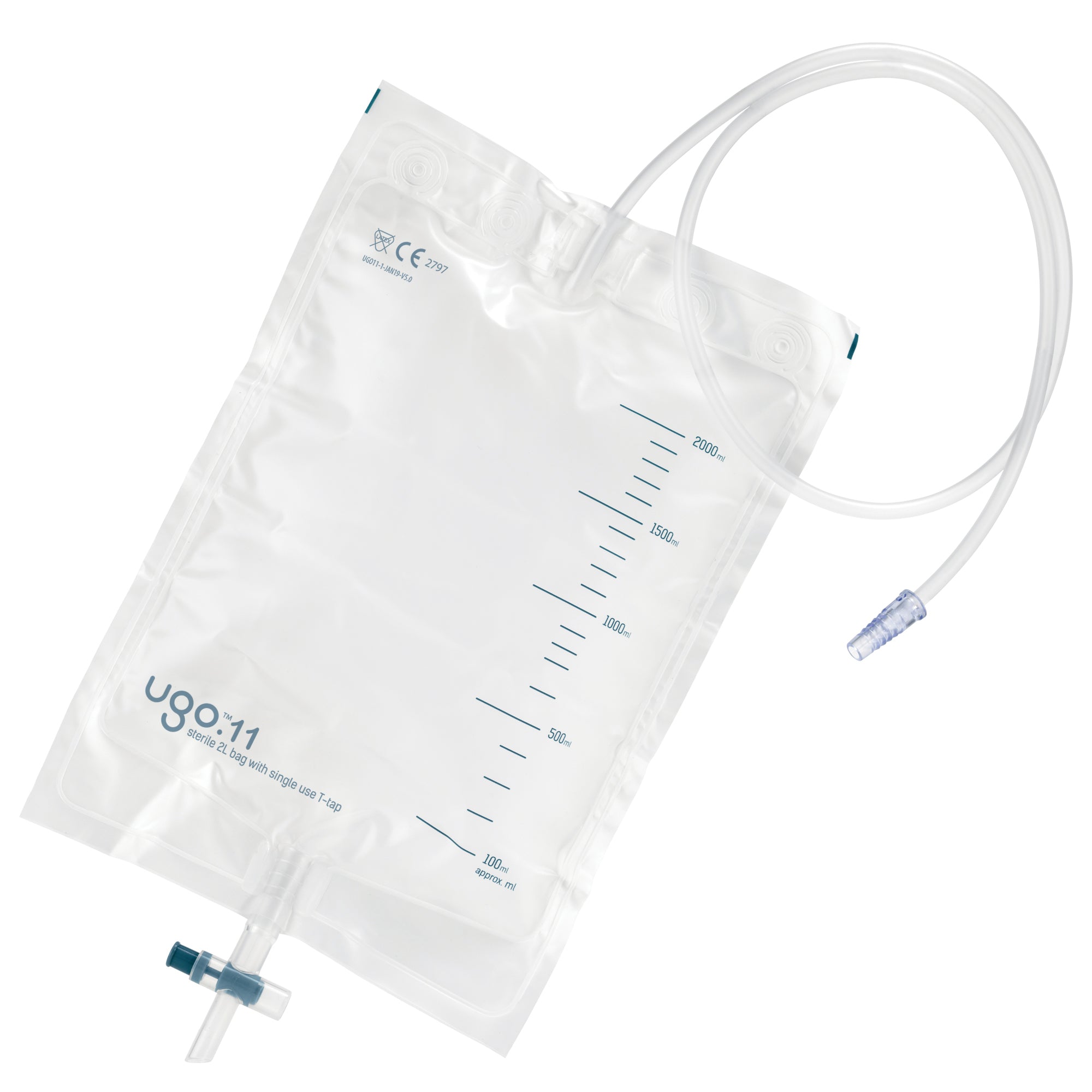 Ugo 2L Drainage Bags - Urine Night Bags (x10)