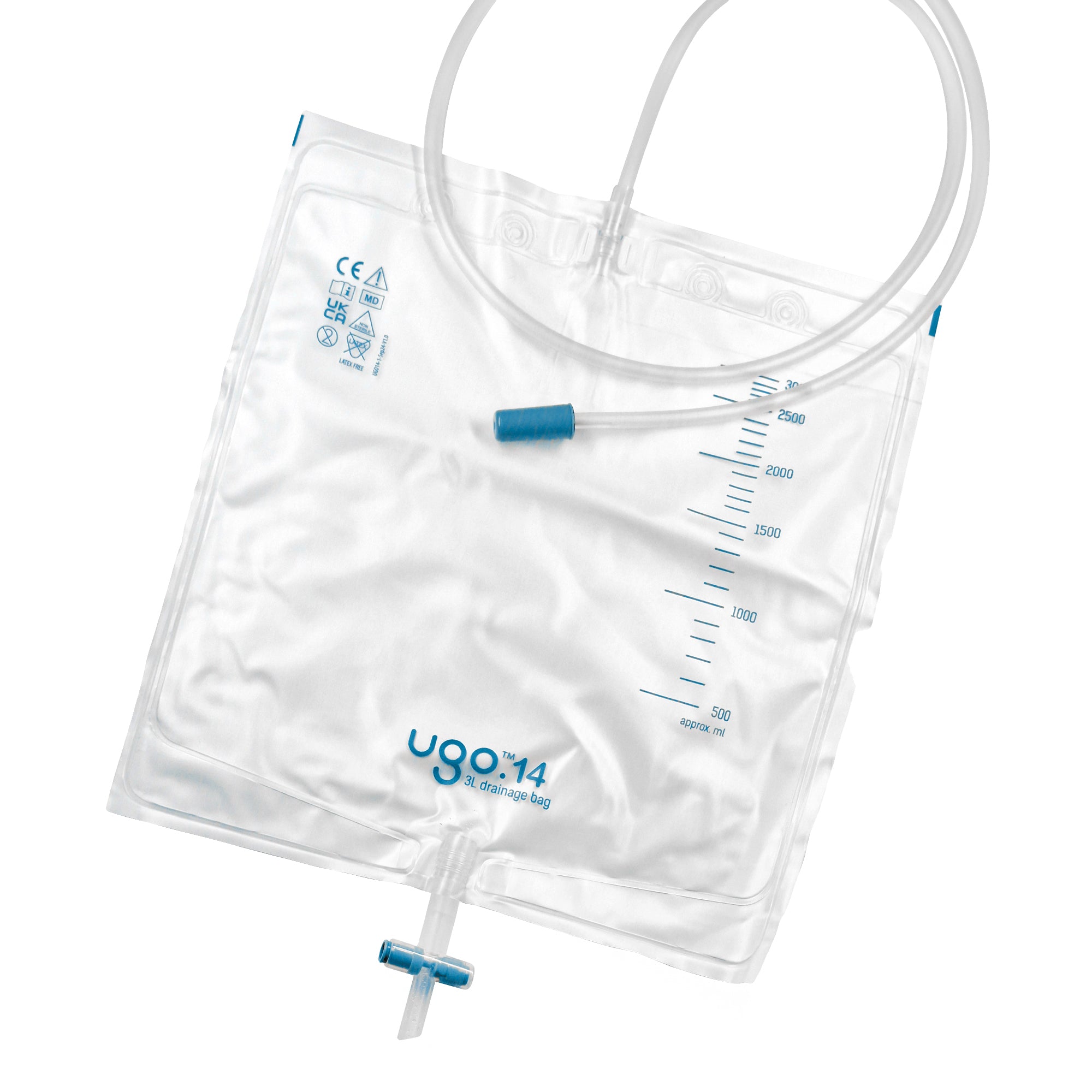Ugo 3L Drainage Bags - Urine Night Bags (x10)