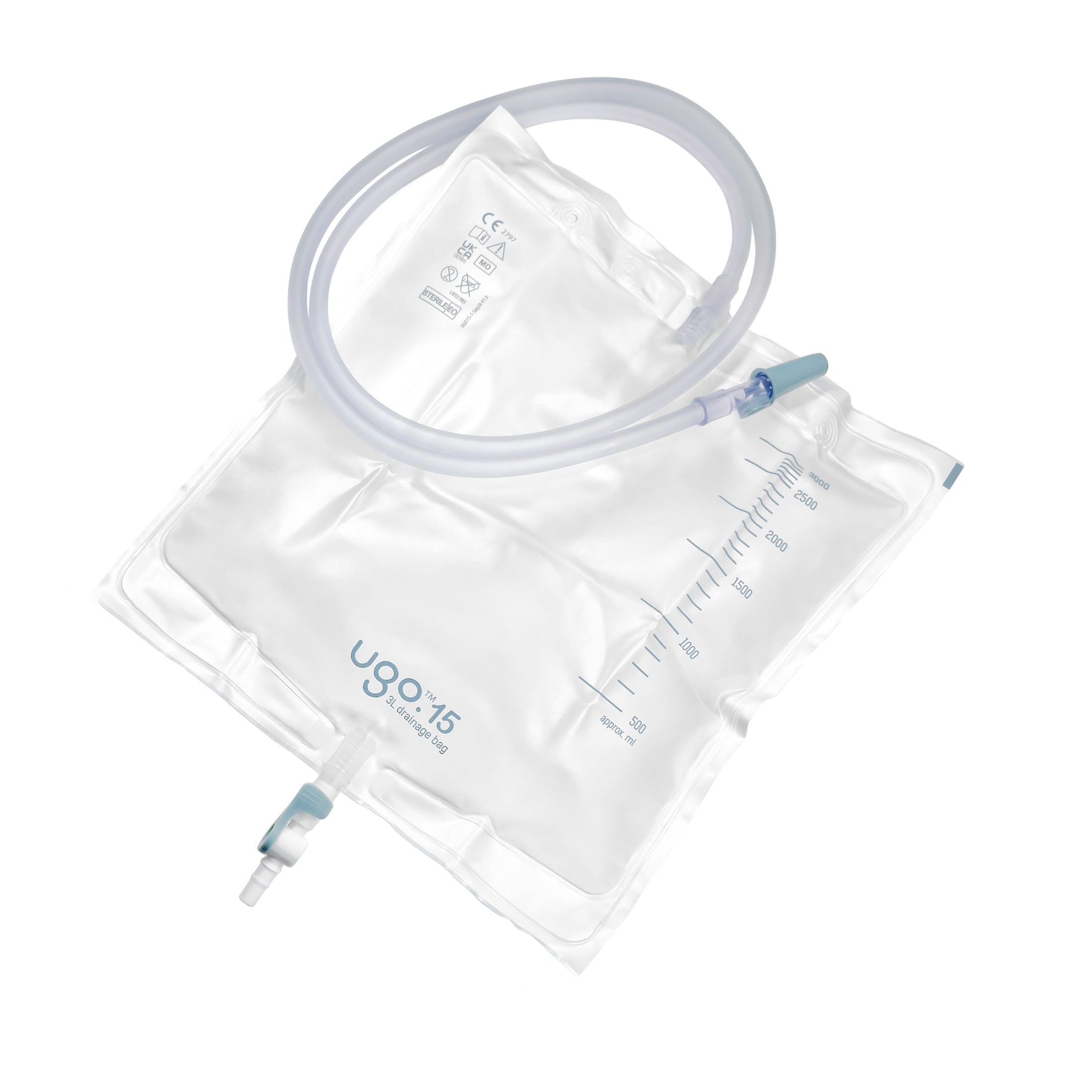 Ugo 3L Drainage Bags - Urine Night Bags (x10)