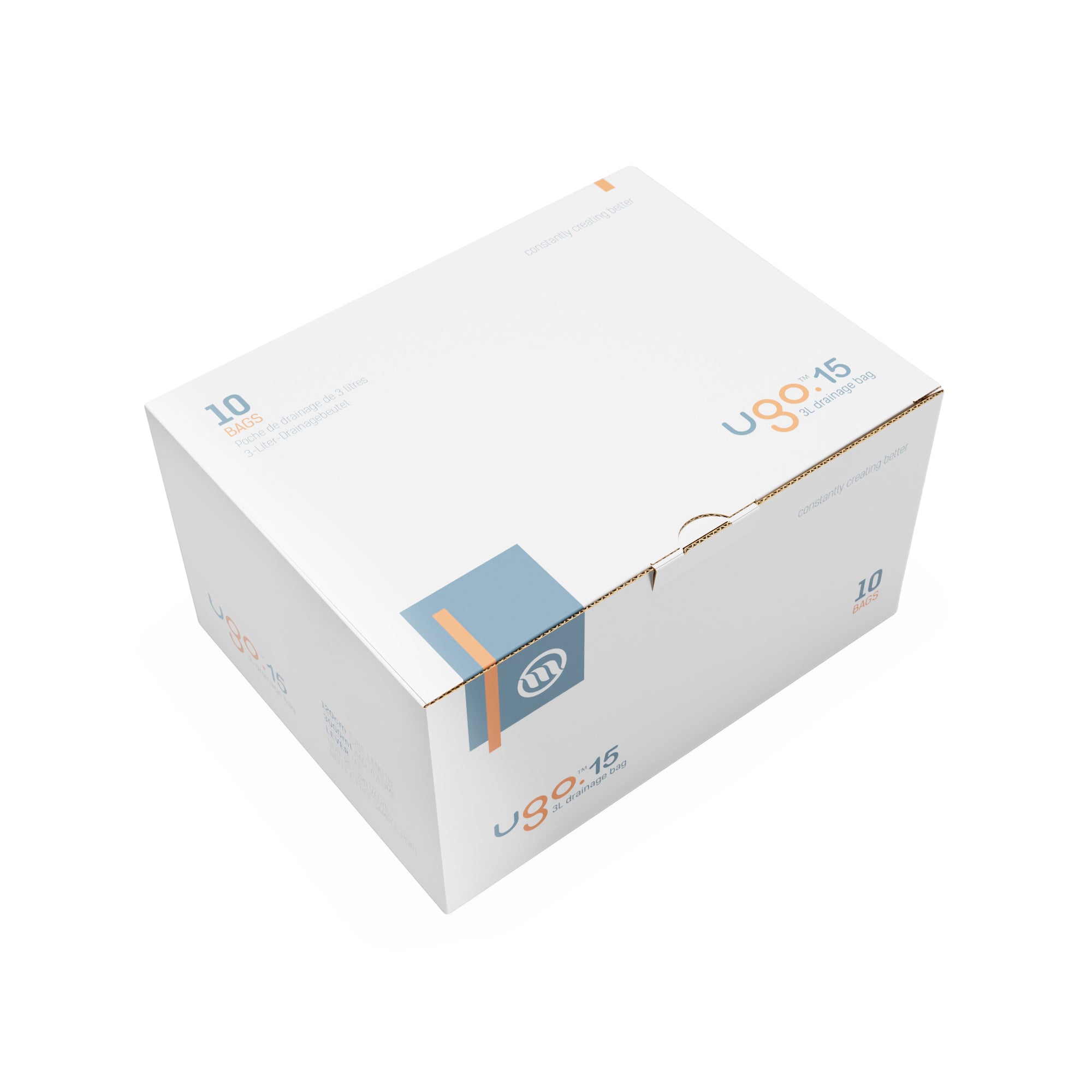 Ugo 3L Drainage Bags - Urine Night Bags (x10)