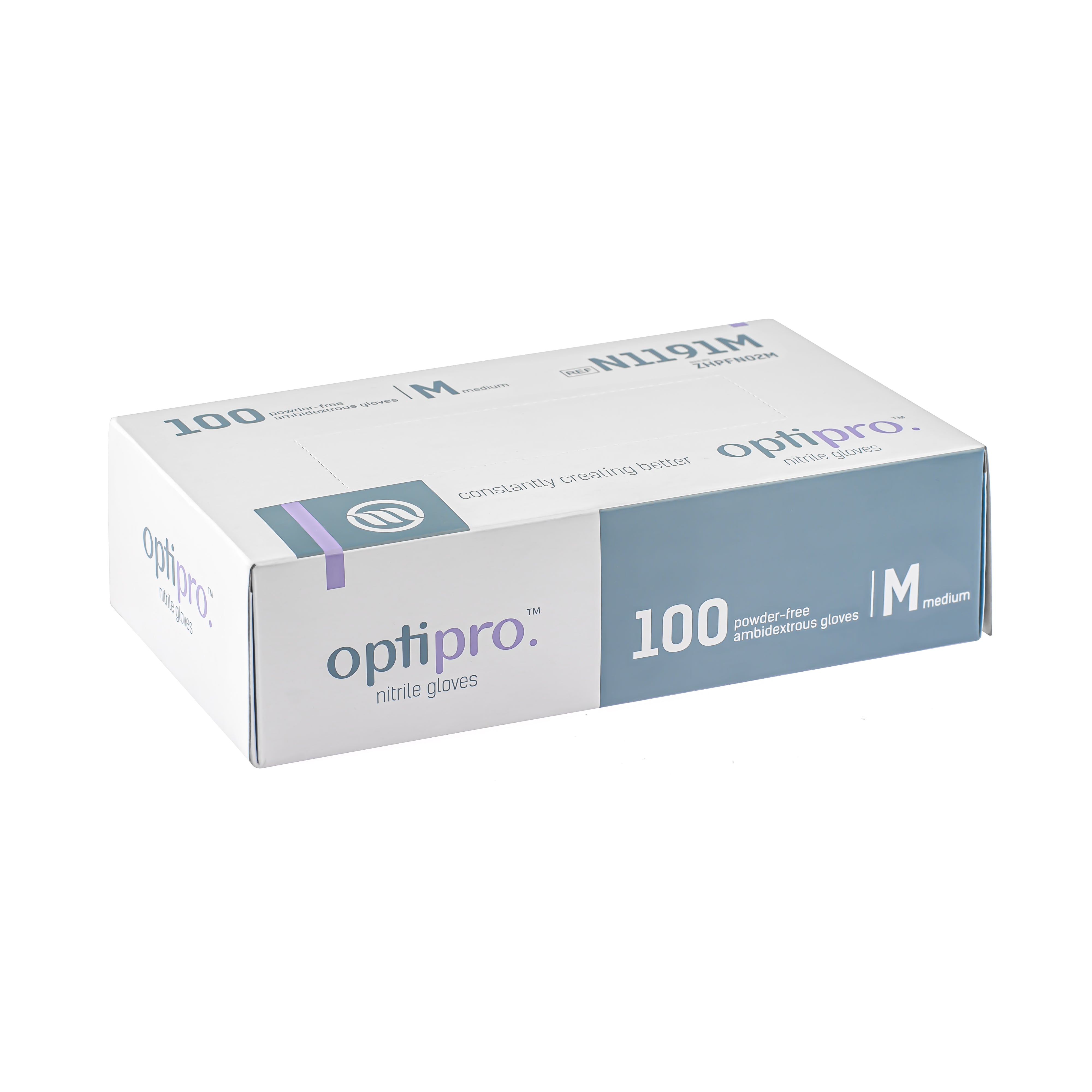 OptiPro Powder-Free Nitrile Gloves (Multiple Sizes) (x100)