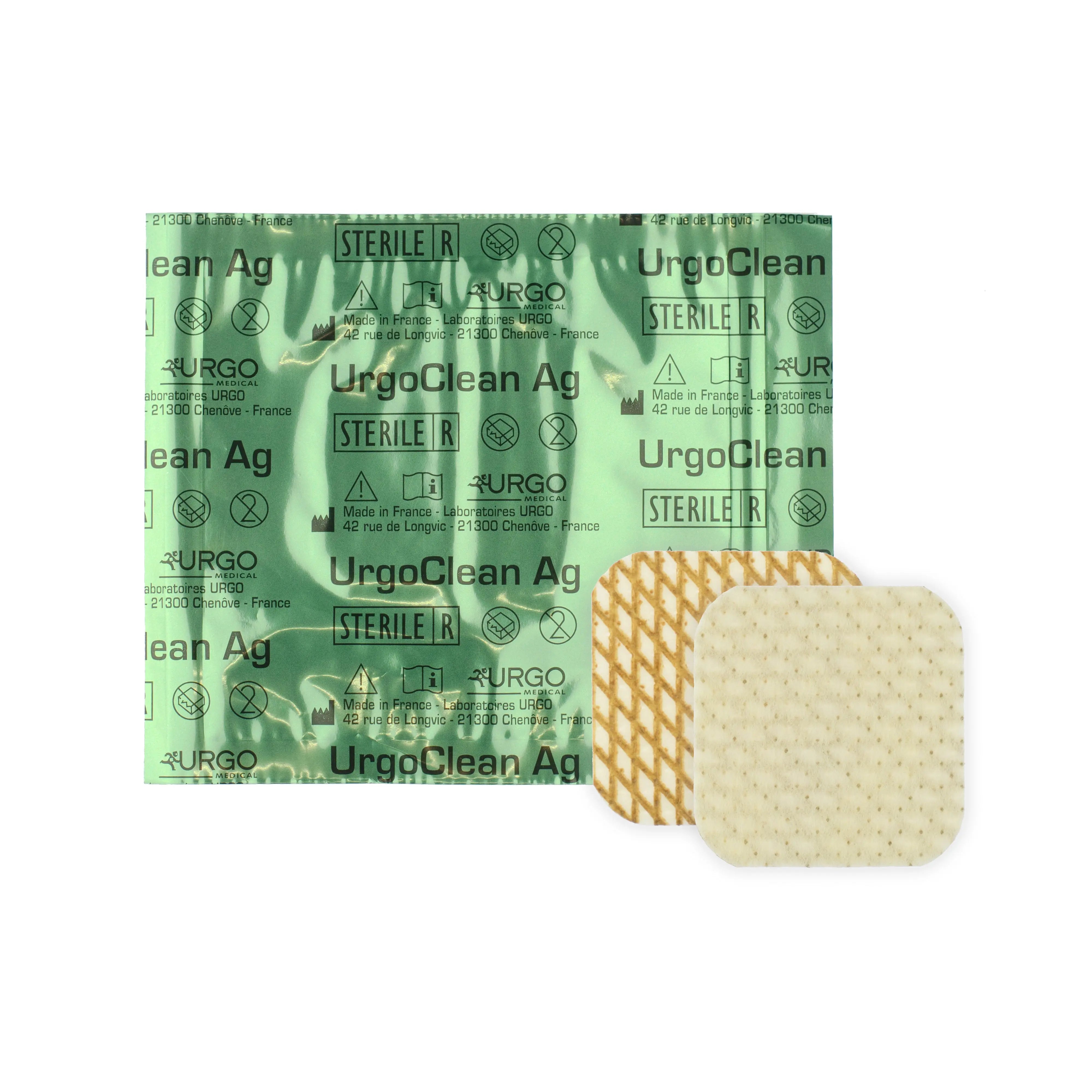 UrgoClean Ag Absorant Silver Dressing Pad (Multiple Sizes) (x5 or 10)