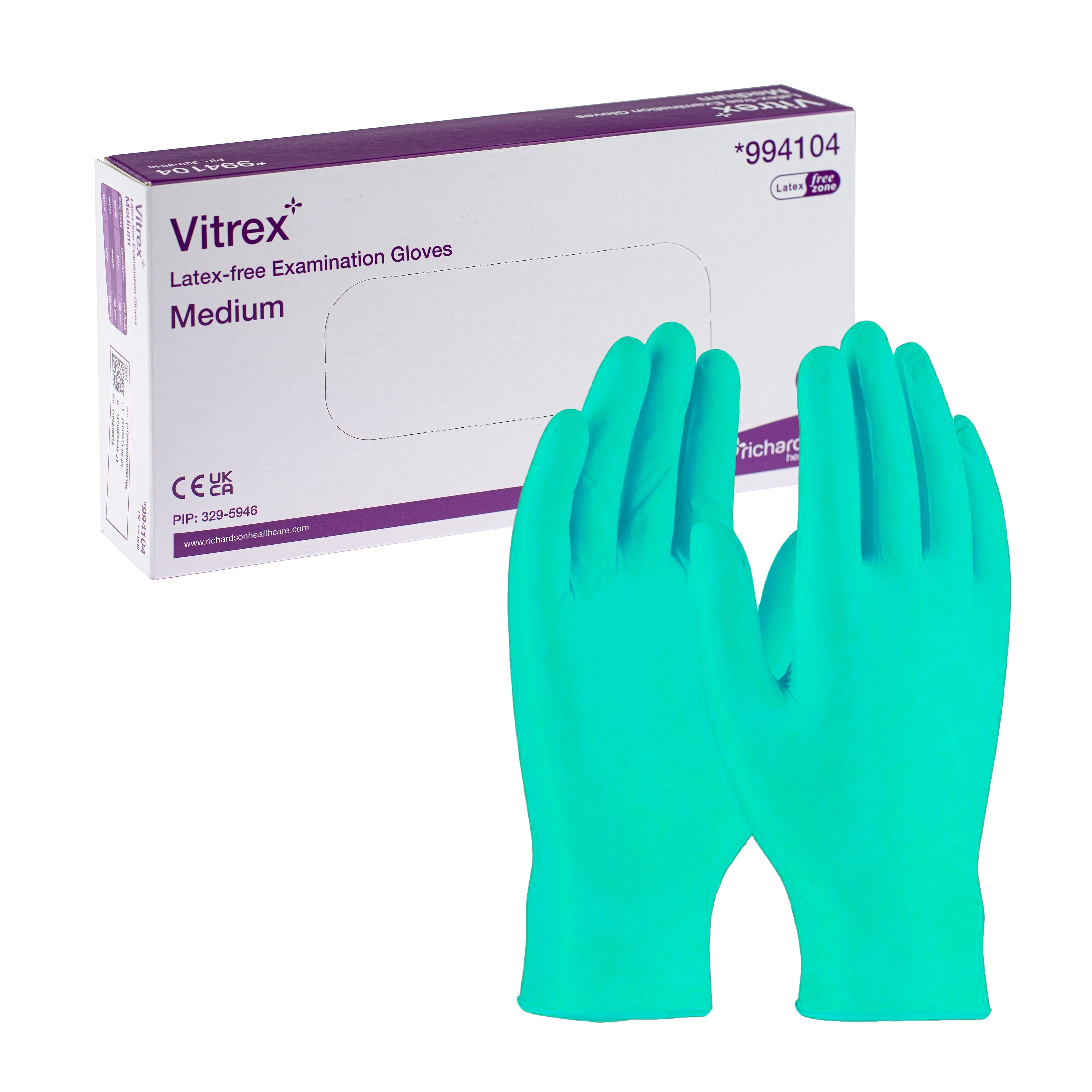 Vitrex Latex-Free Examination Gloves (x50)