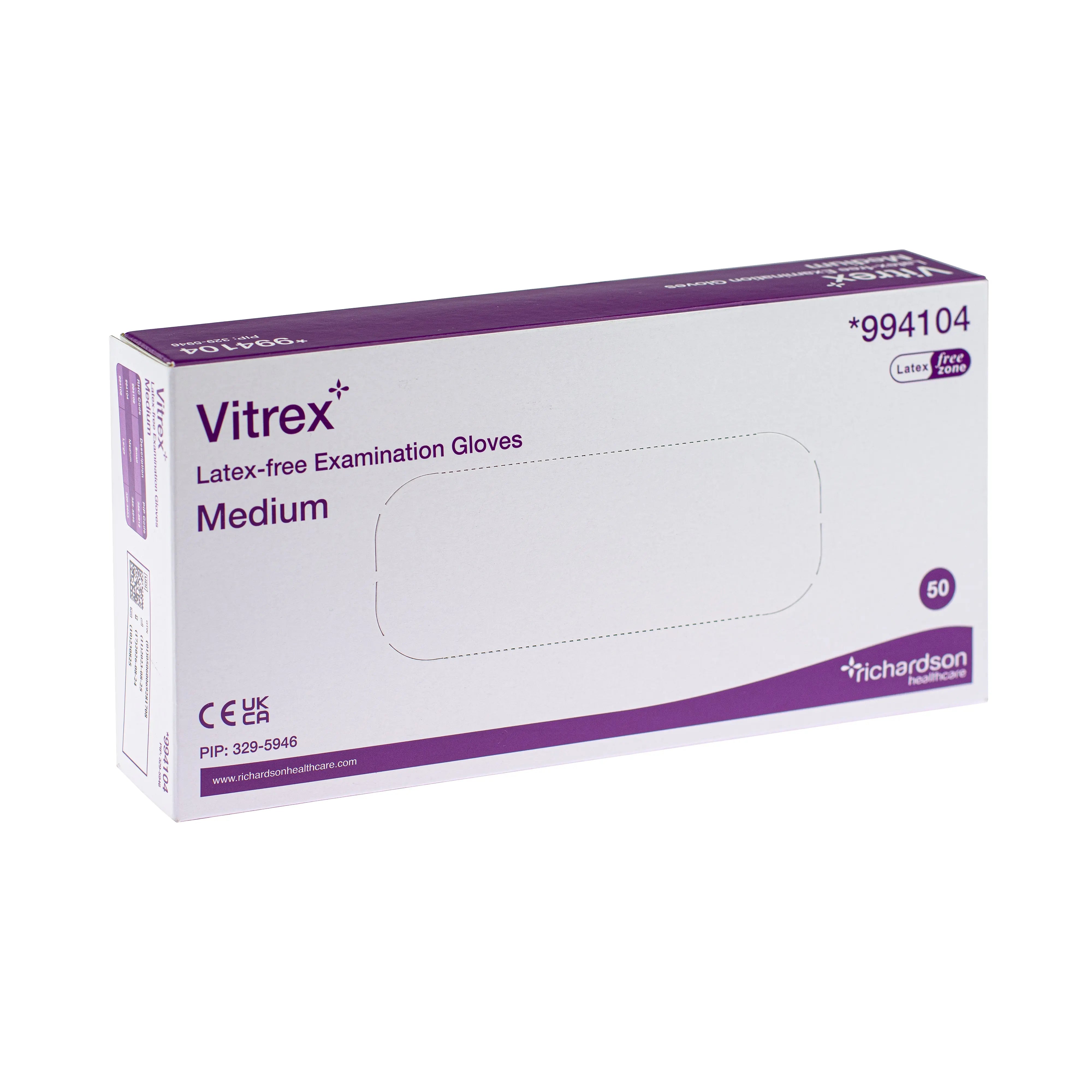 Vitrex Latex-Free Examination Gloves (x50)