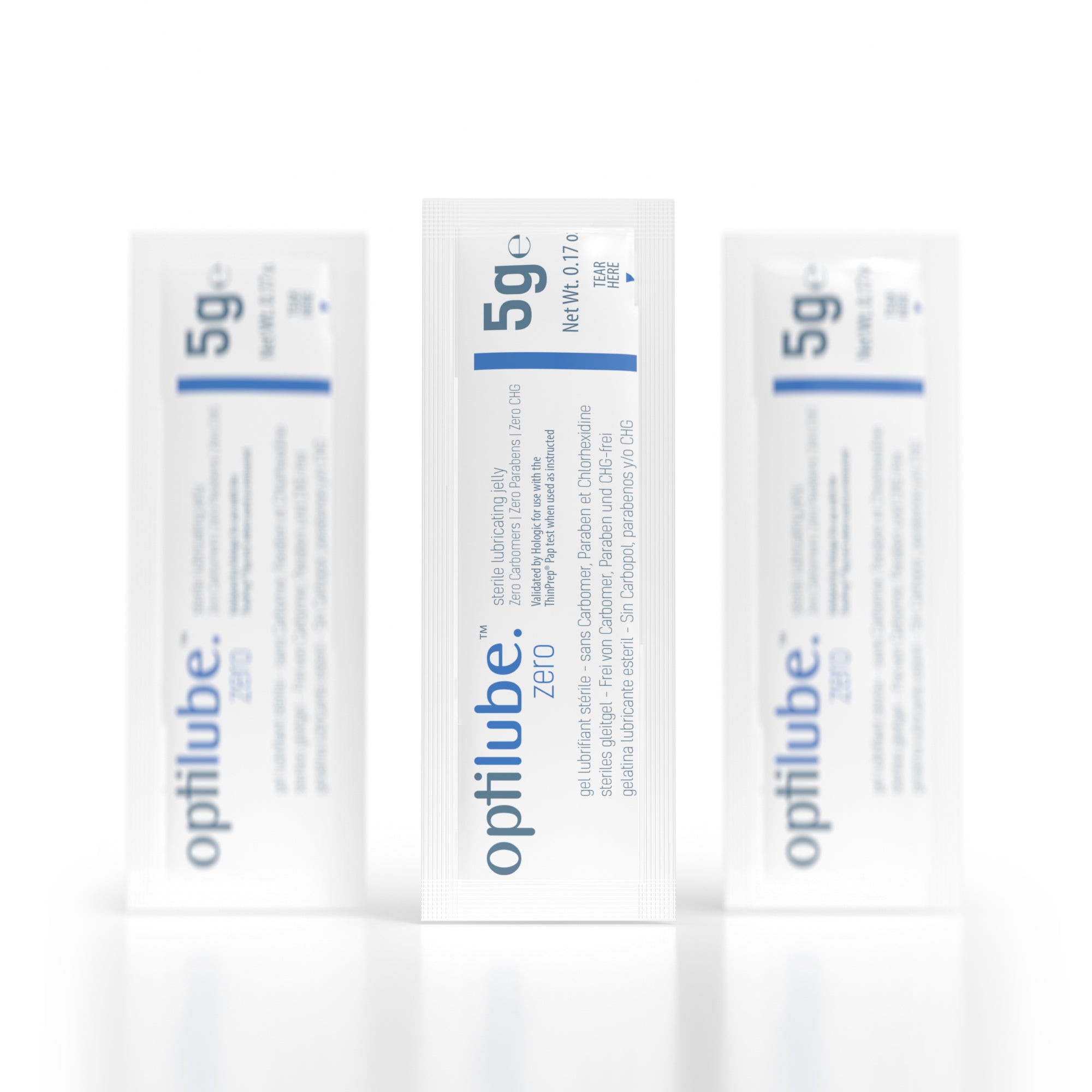 OptiLube Zero - Carbomer & Paraben Free Sterile Lubricating Jelly (5g) (x144)