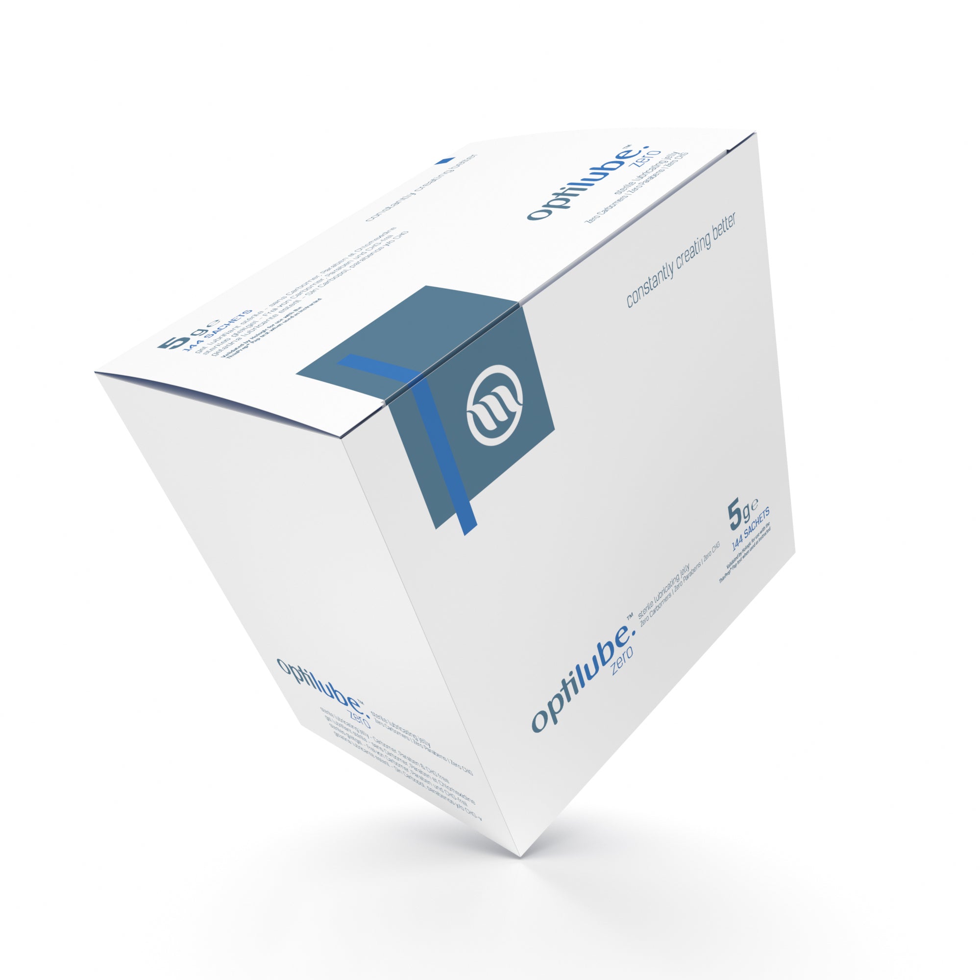 OptiLube Zero - Carbomer & Paraben Free Sterile Lubricating Jelly (5g) (x144)