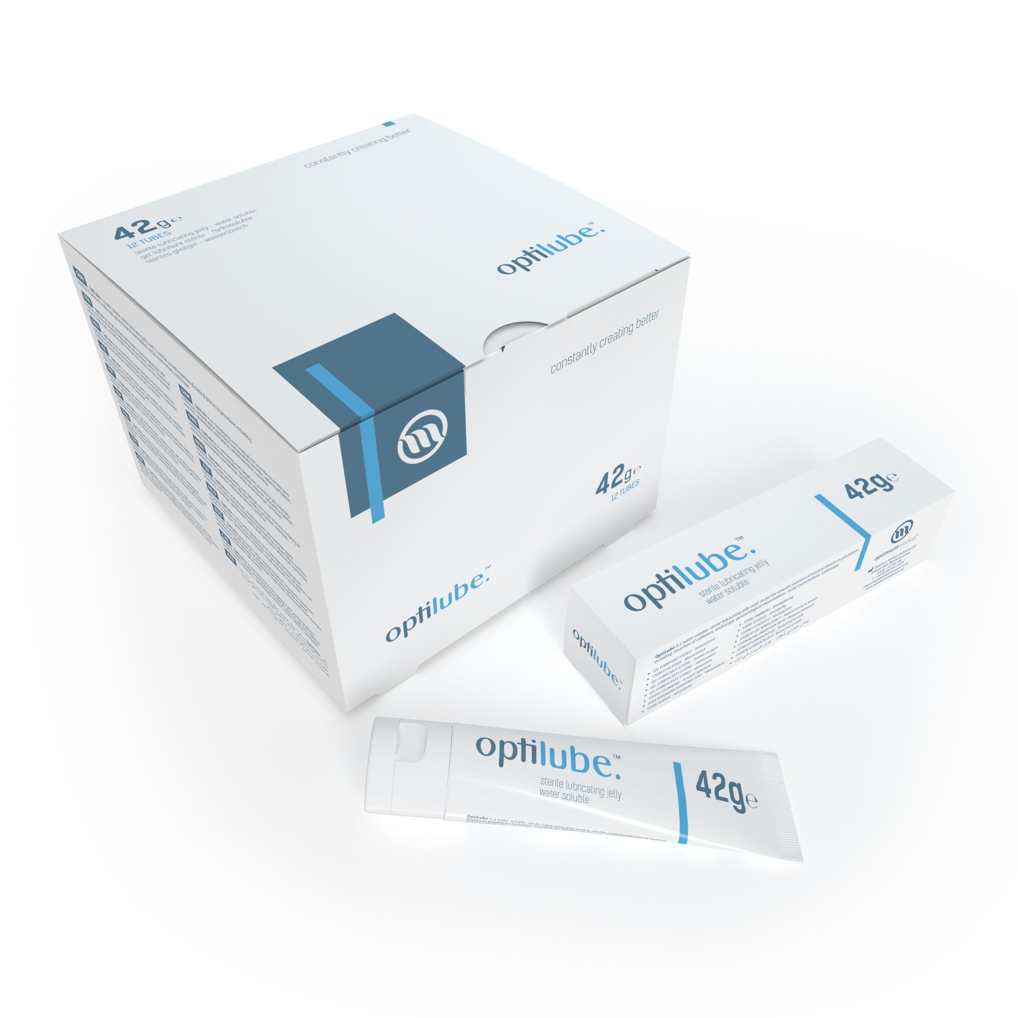 OptiLube Sterile Lubricant Gel Tubes (42g) (x1 or 12)