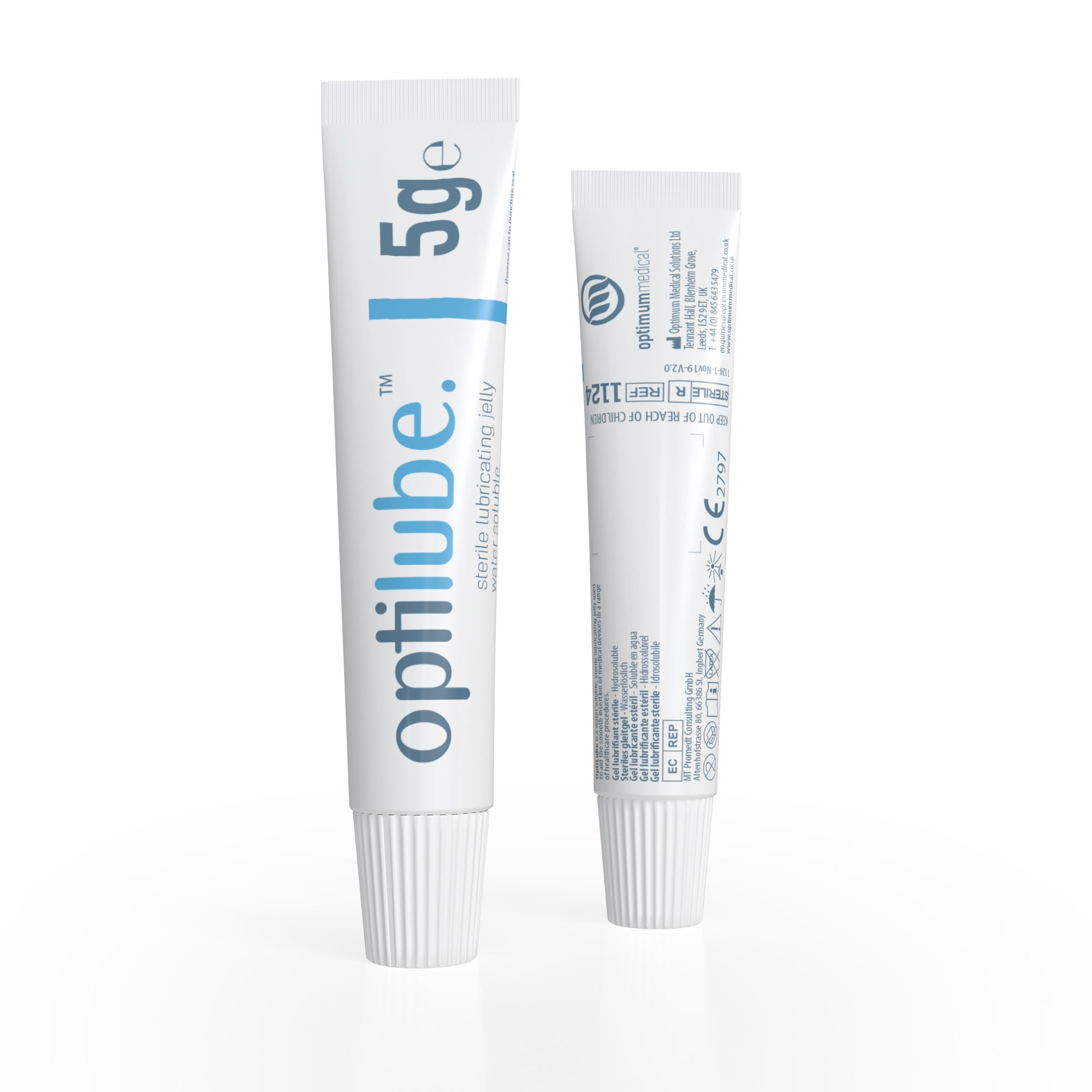 OptiLube Sterile Lubricant Gel Tubes (5g) (x48)