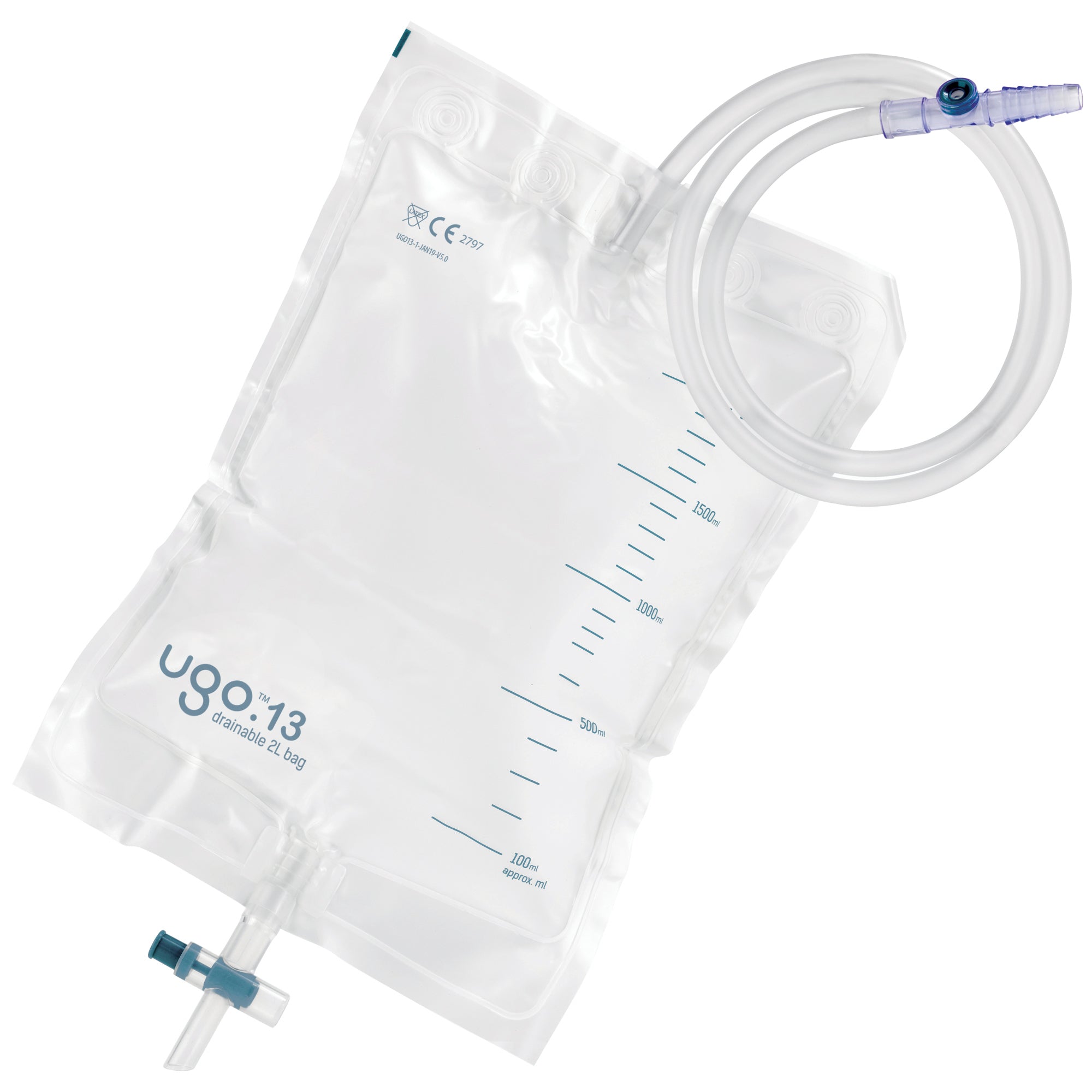 Ugo 2L Drainage Bags - Urine Night Bags (x10)