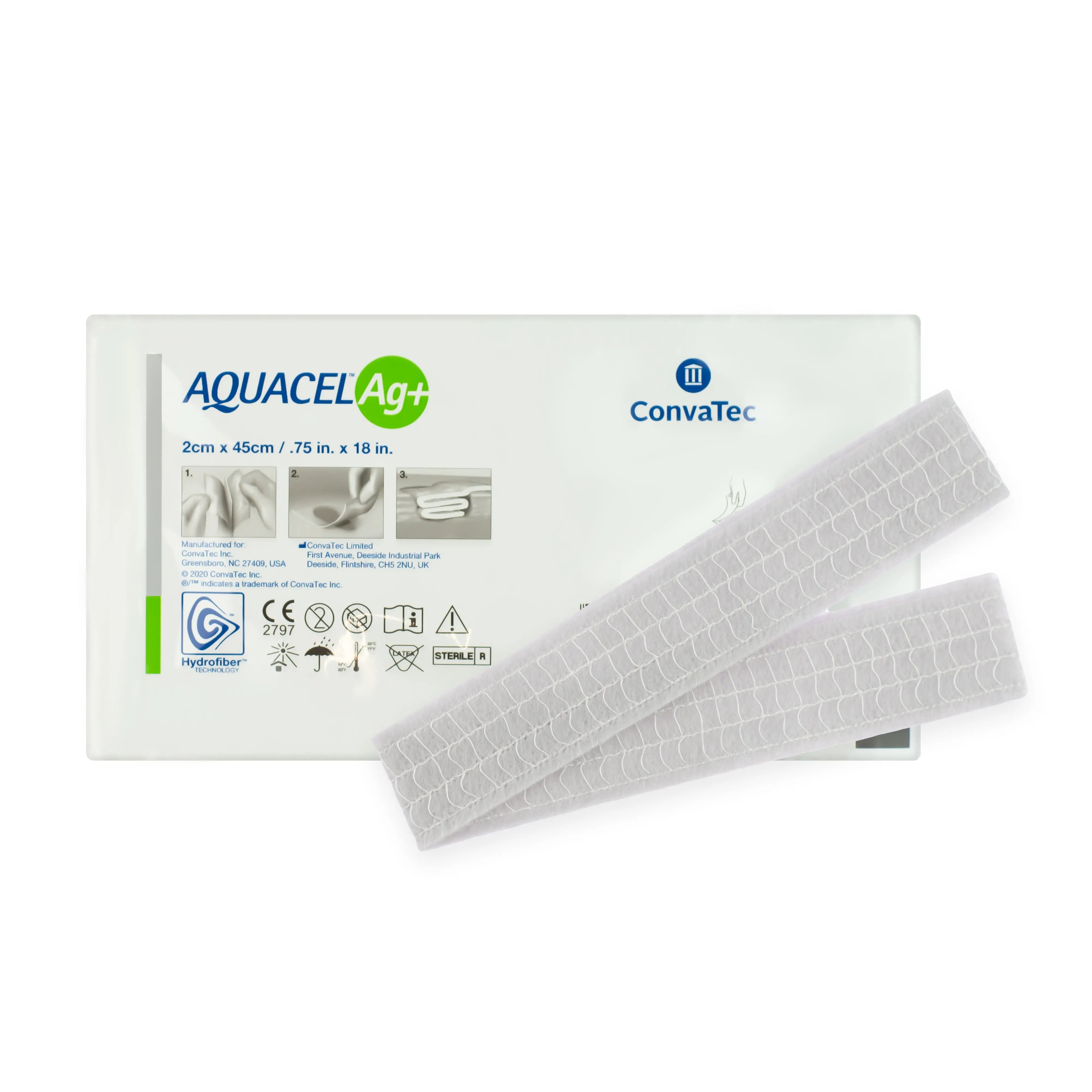Aquacel Ag+ - Ribbon Dressings (x5)