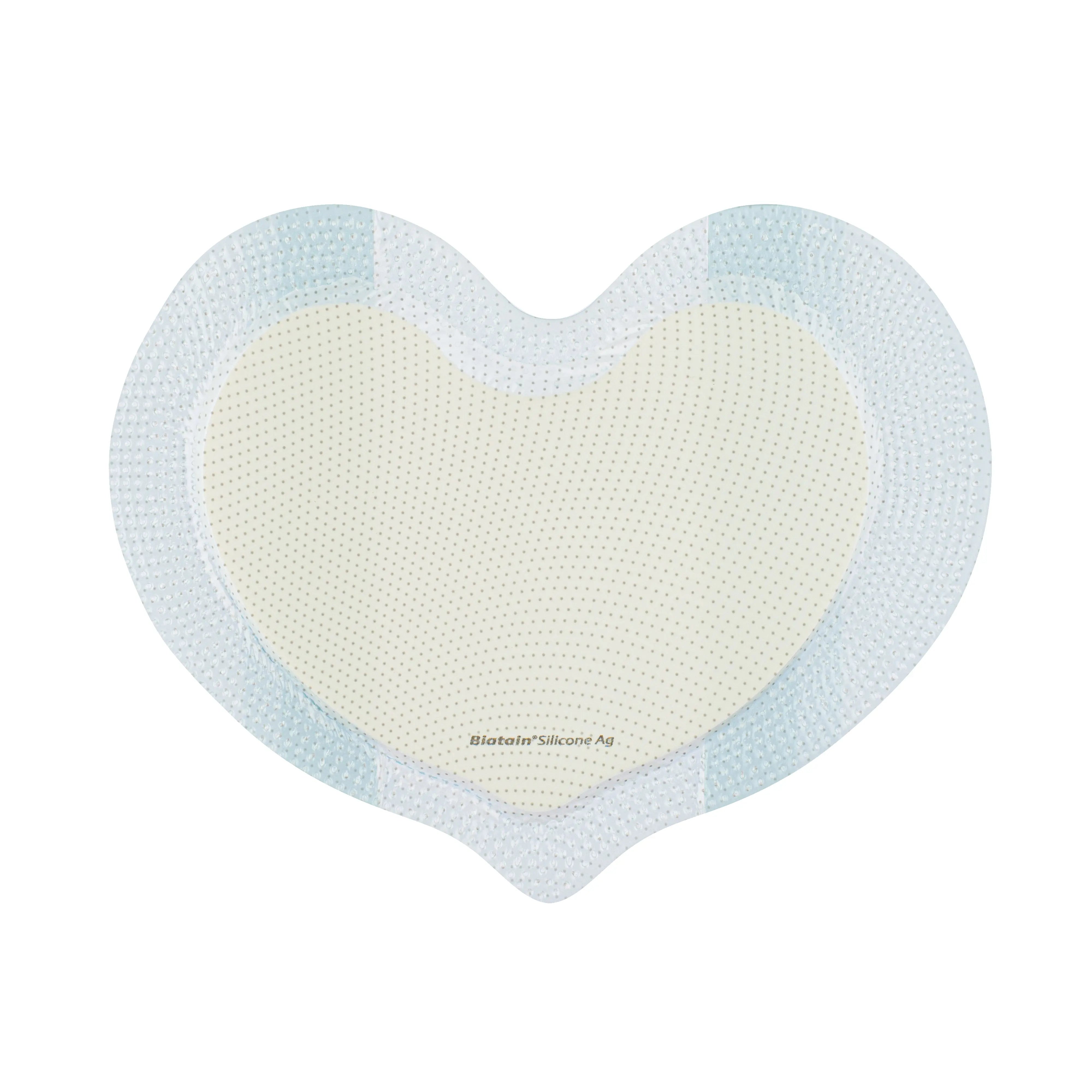 Biatain Ag Adhesive Dressing - Silver Impregnated Polyurethane Foam Film Dressing (15cm x 19cm) (x1)