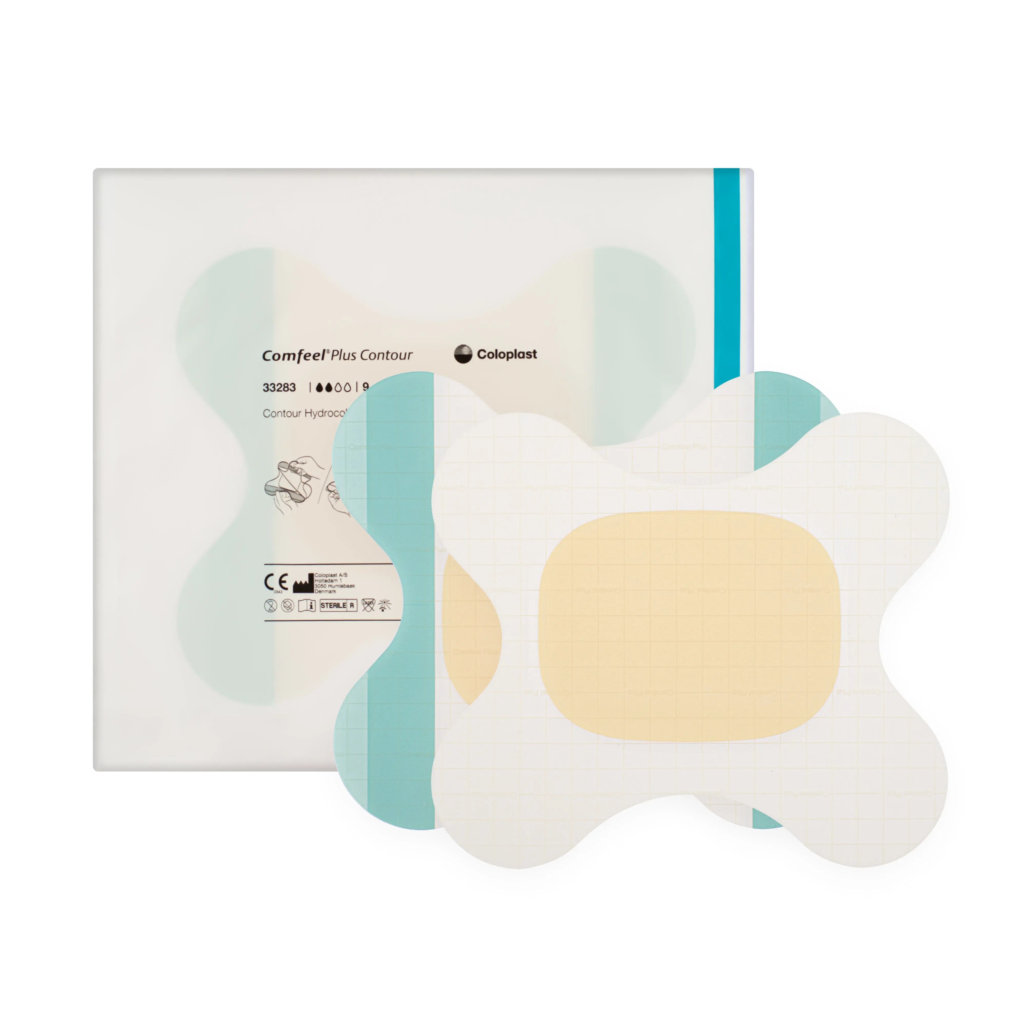 Comfeel Plus Contour - Hydrocolloid Dressing (9cm x 11cm) (x10)