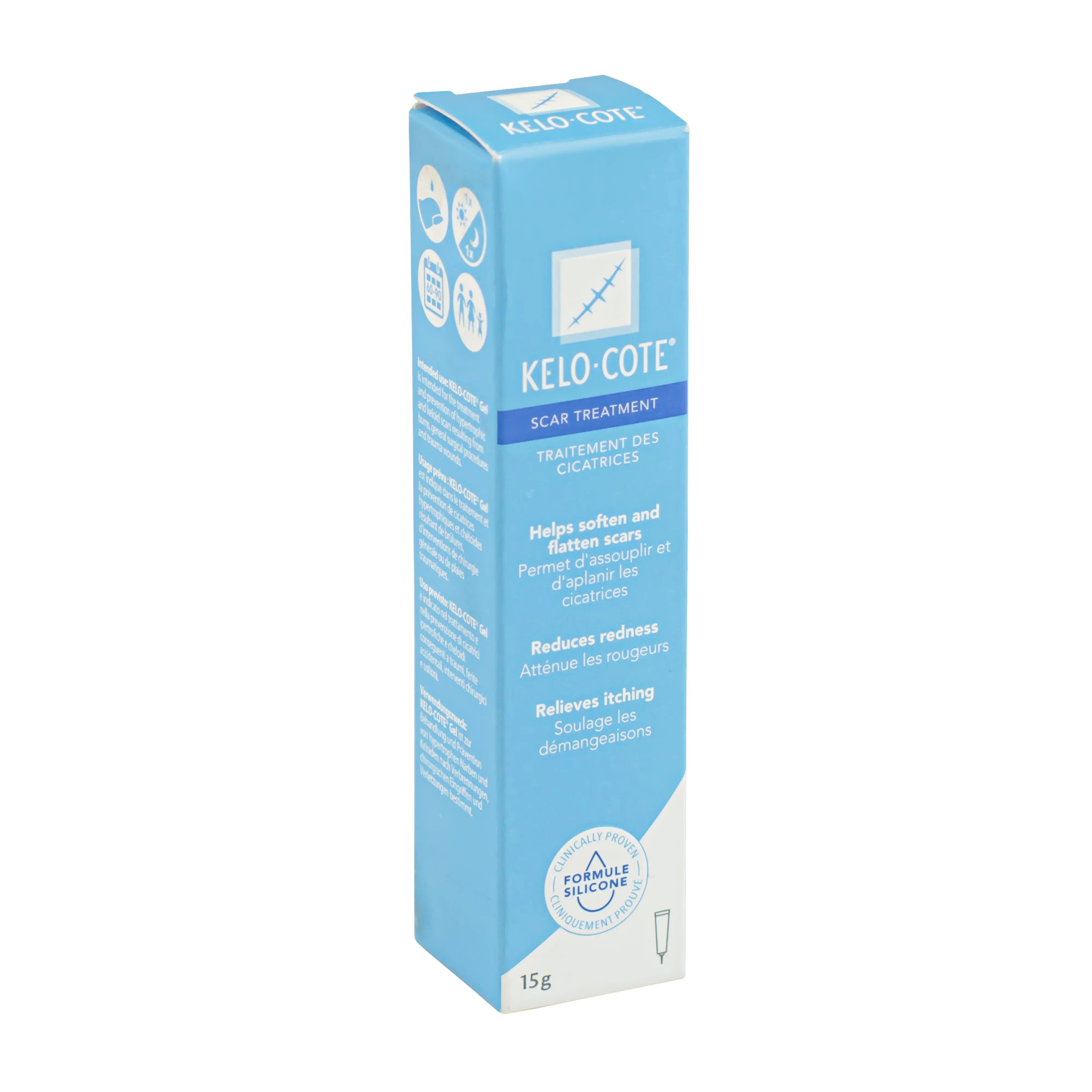 Kelo-Cote Scar Treatment Gel Tube - Silicone Formula (15g or 60g) (x1)