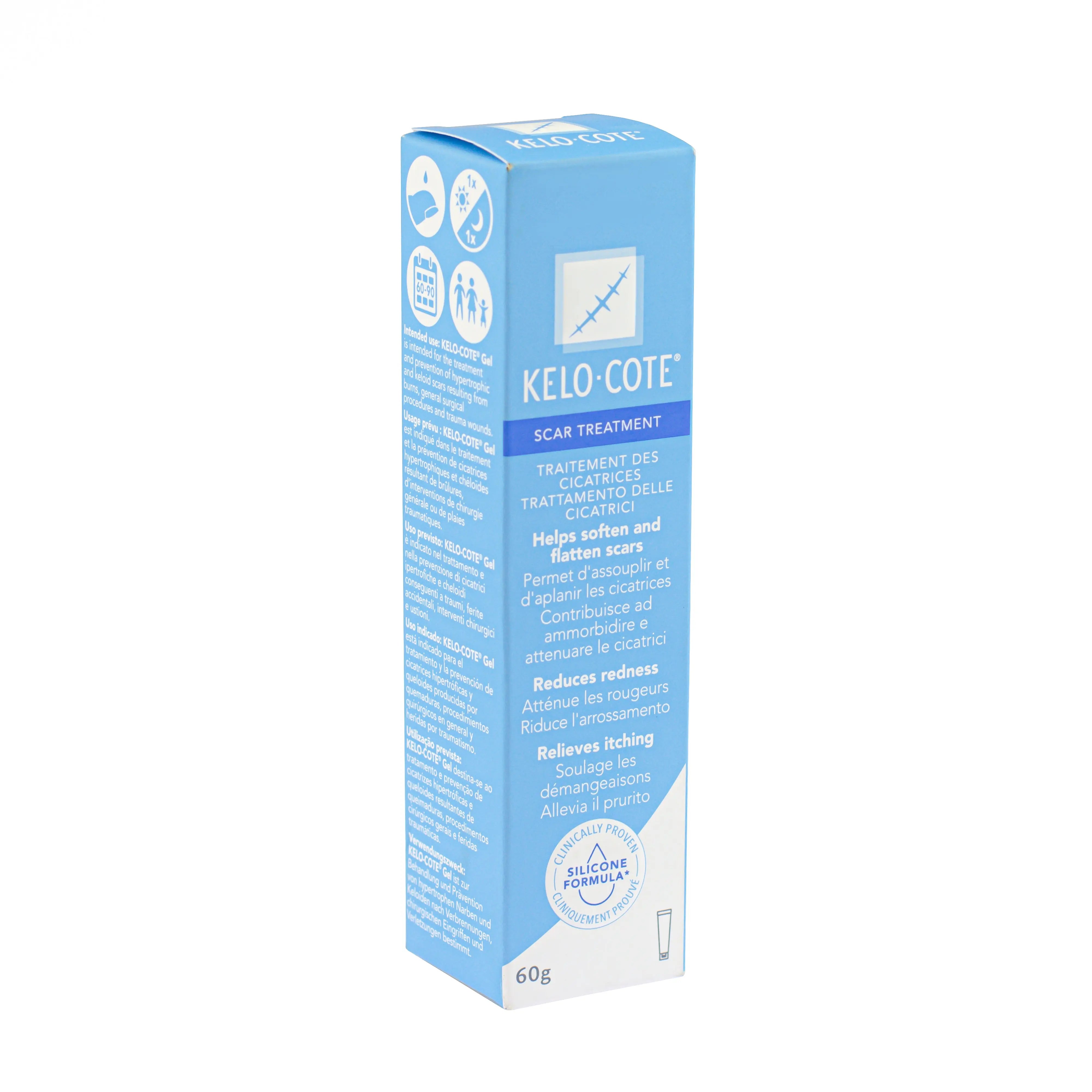 Kelo-Cote Scar Treatment Gel Tube - Silicone Formula (15g or 60g) (x1)