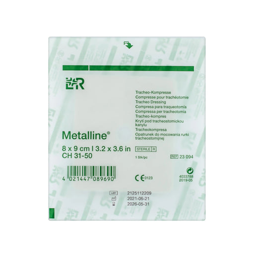 Metalline - Tracheostomy Dressing (8cm x 9cm) (x50)