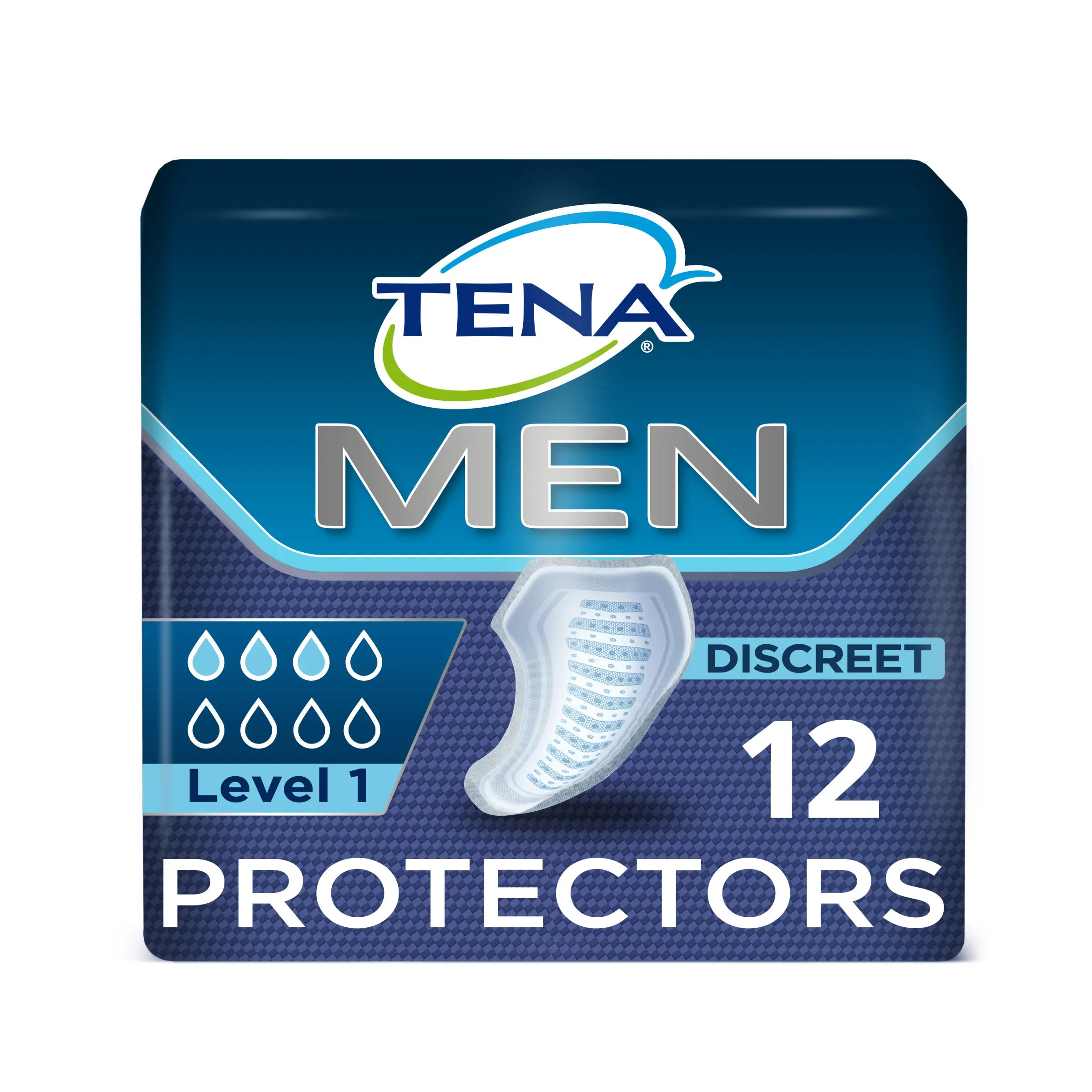 Tena Men Absorbent Incontinence Protector Pads (Level 1) (x12)