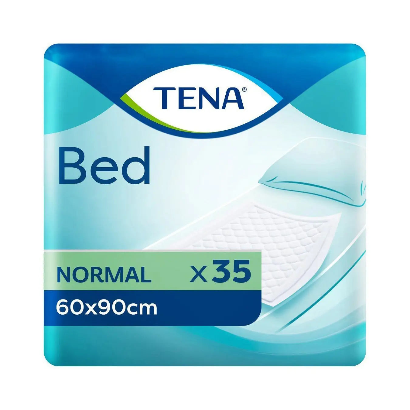 Tena Secure Zone Bed Pads - Normal Absorbency Level (60cm x 60cm or 60cm x 90cm) (x35 or 40)