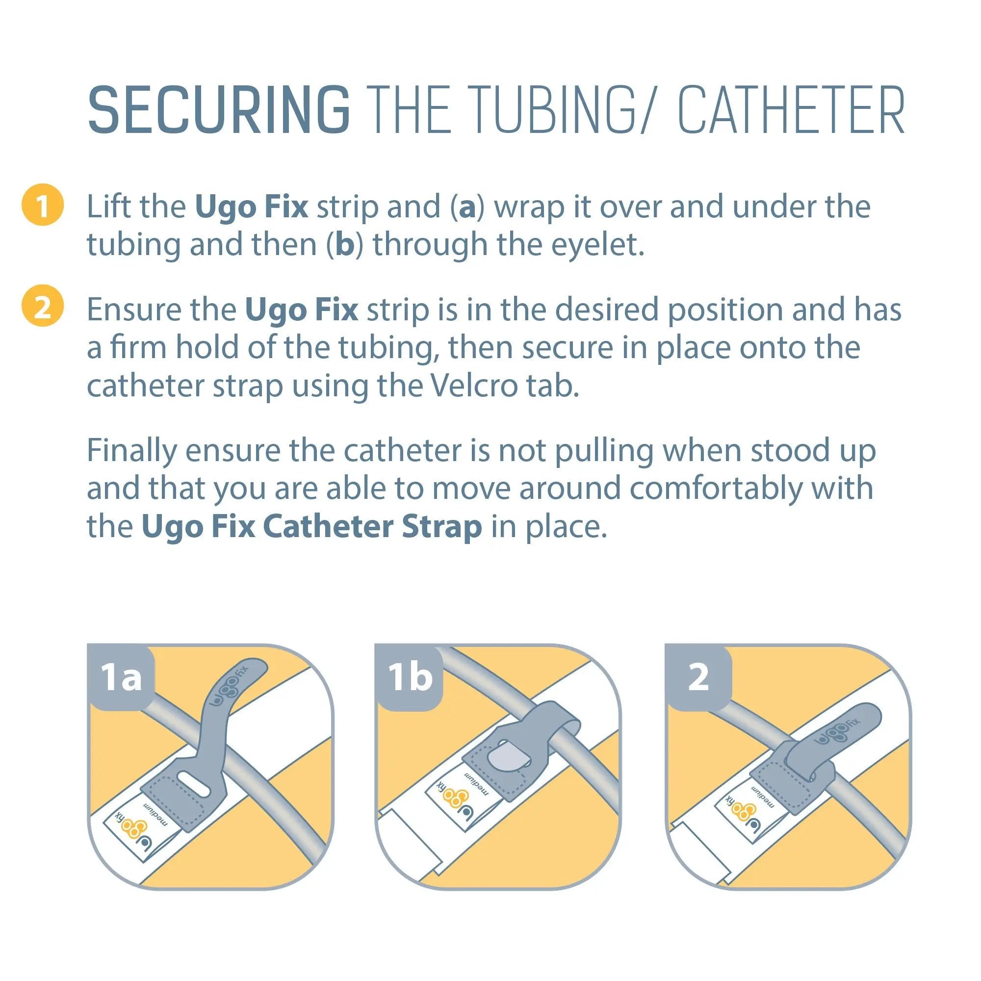Ugo Fix Catheter Strap Catheter Securement Strap (x5)