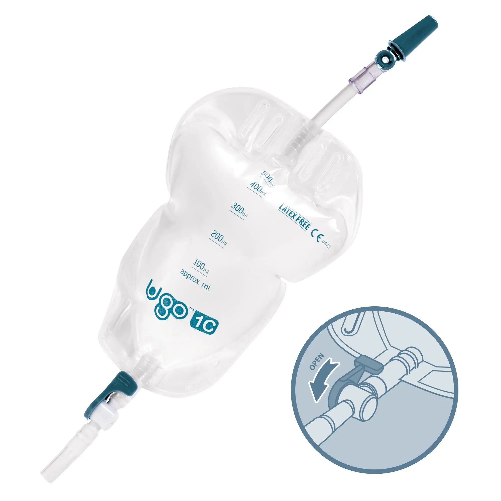 Ugo Leg Bags (Flocked) - Soft Backed Urine Drainage Bags (x10)