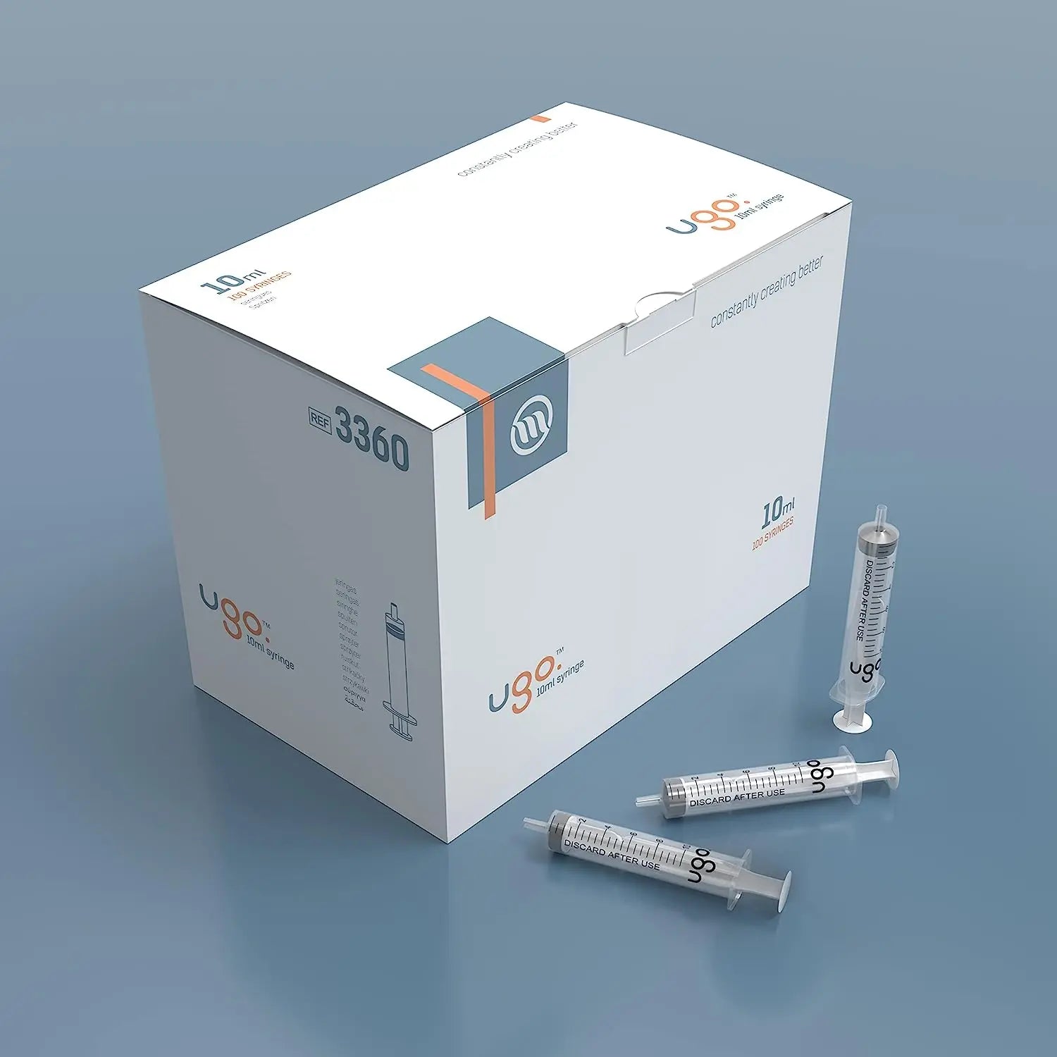 Ugo Sterile Medical Syringes (10ml) (x100)