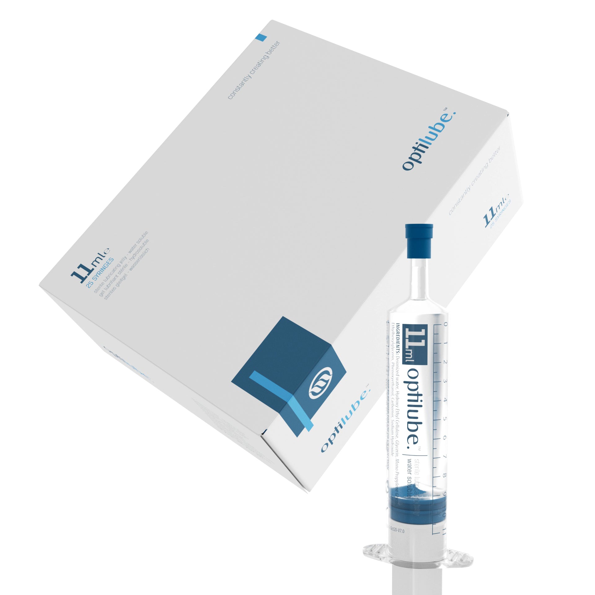 OptiLube Sterile Lubricant Jelly Syringe (6/11ml) | Lubrication | Vyne OptiLube Sterile Lubricant Jelly Syringe (6/11ml) | Lubrication | Vyne