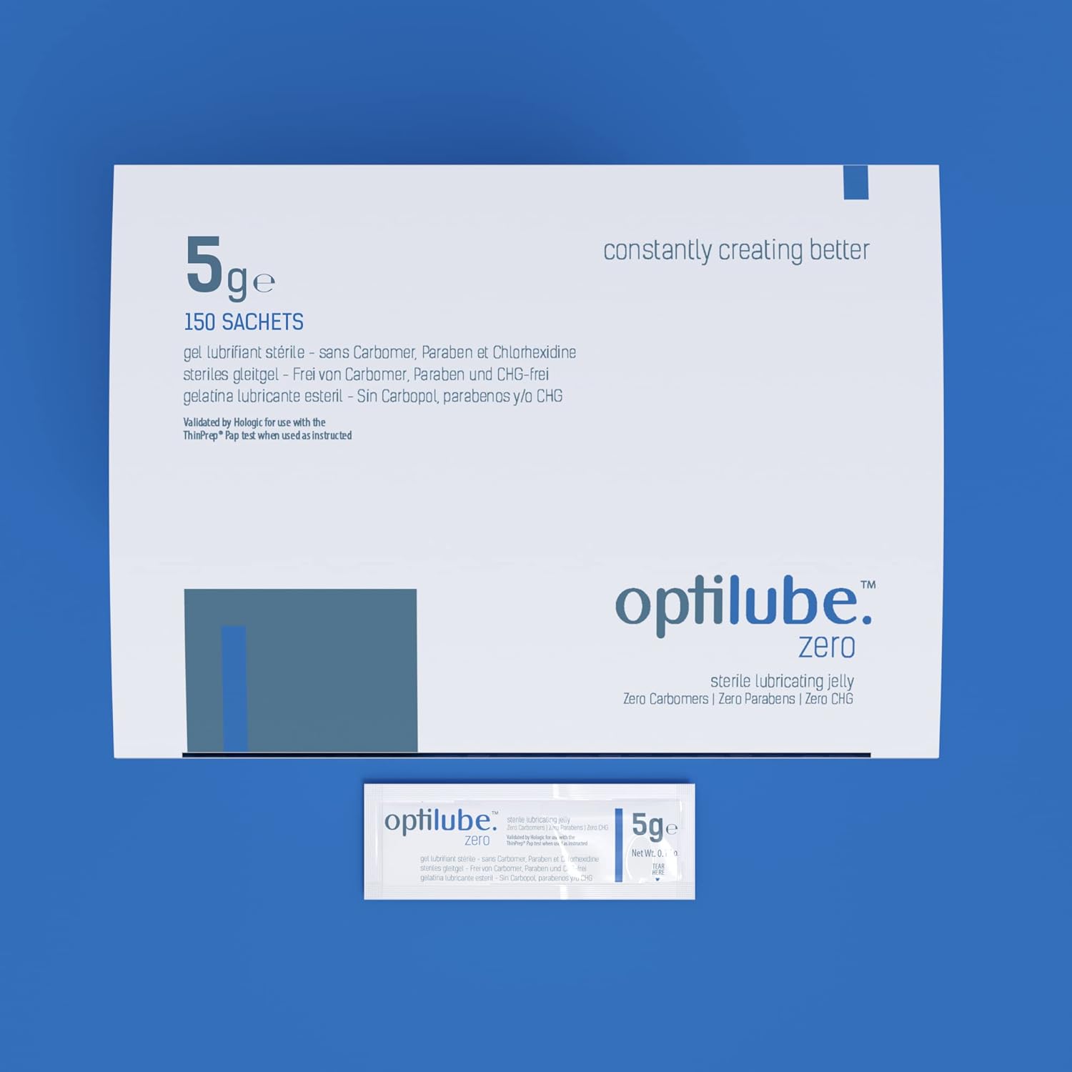 OptiLube Zero - Carbomer & Paraben Free Sterile Lubricating Jelly (5g) OptiLube Zero - Carbomer & Paraben Free Sterile Lubricating Jelly (5g)