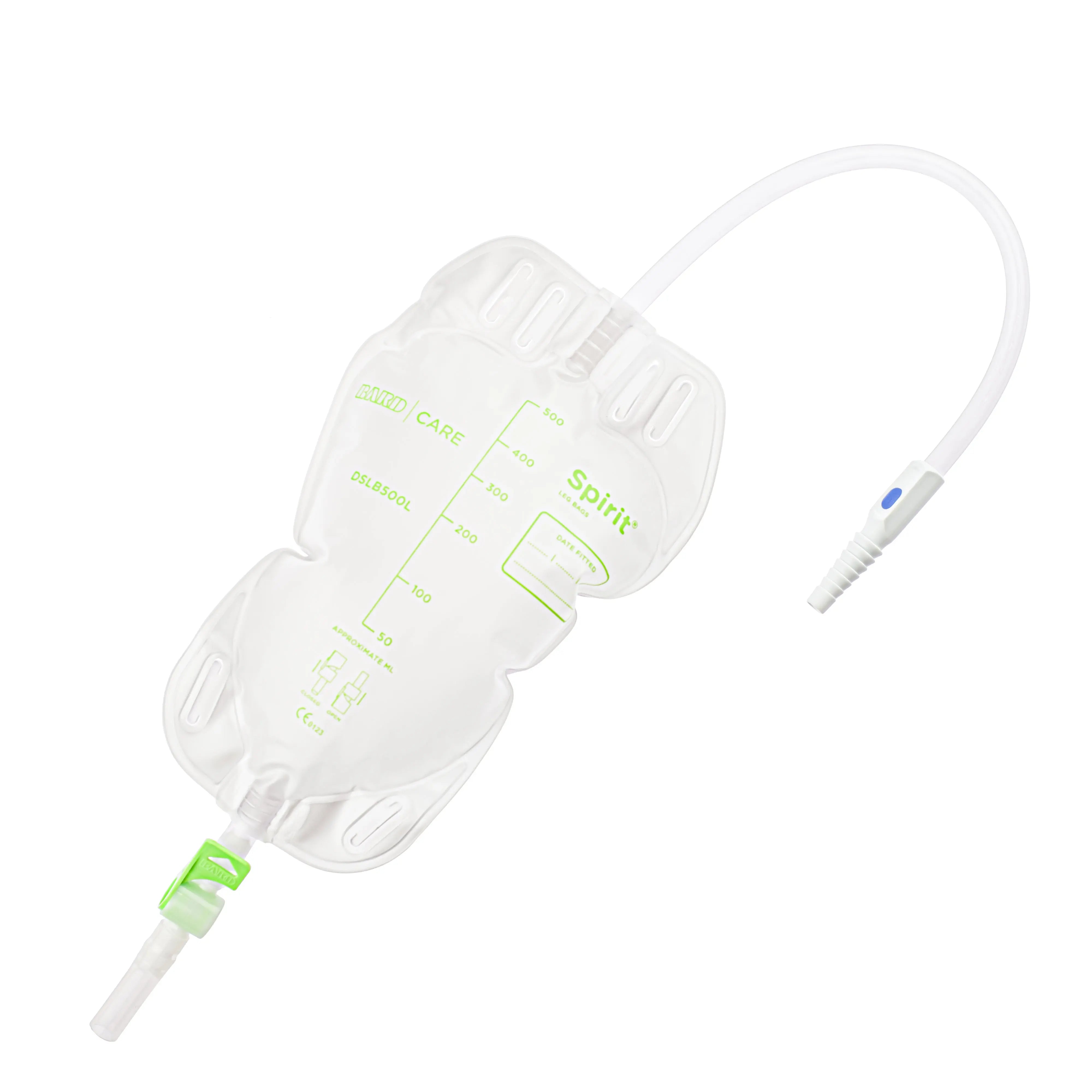 Bard Spirit Leg Bags Sterile Urine Drainage Bags (x10) Vyne