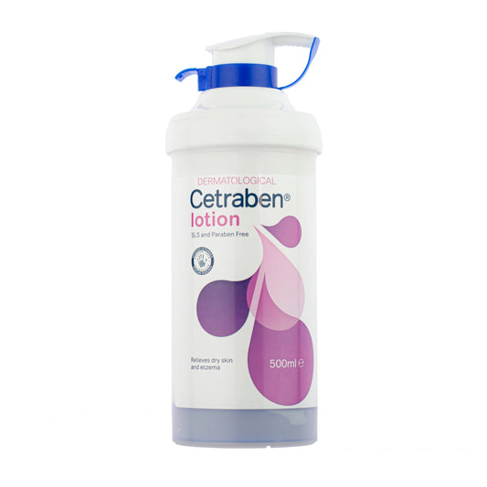 Cetraben Lotion - For Dry, Sensitive, & Eczema Prone Skin (500ml)