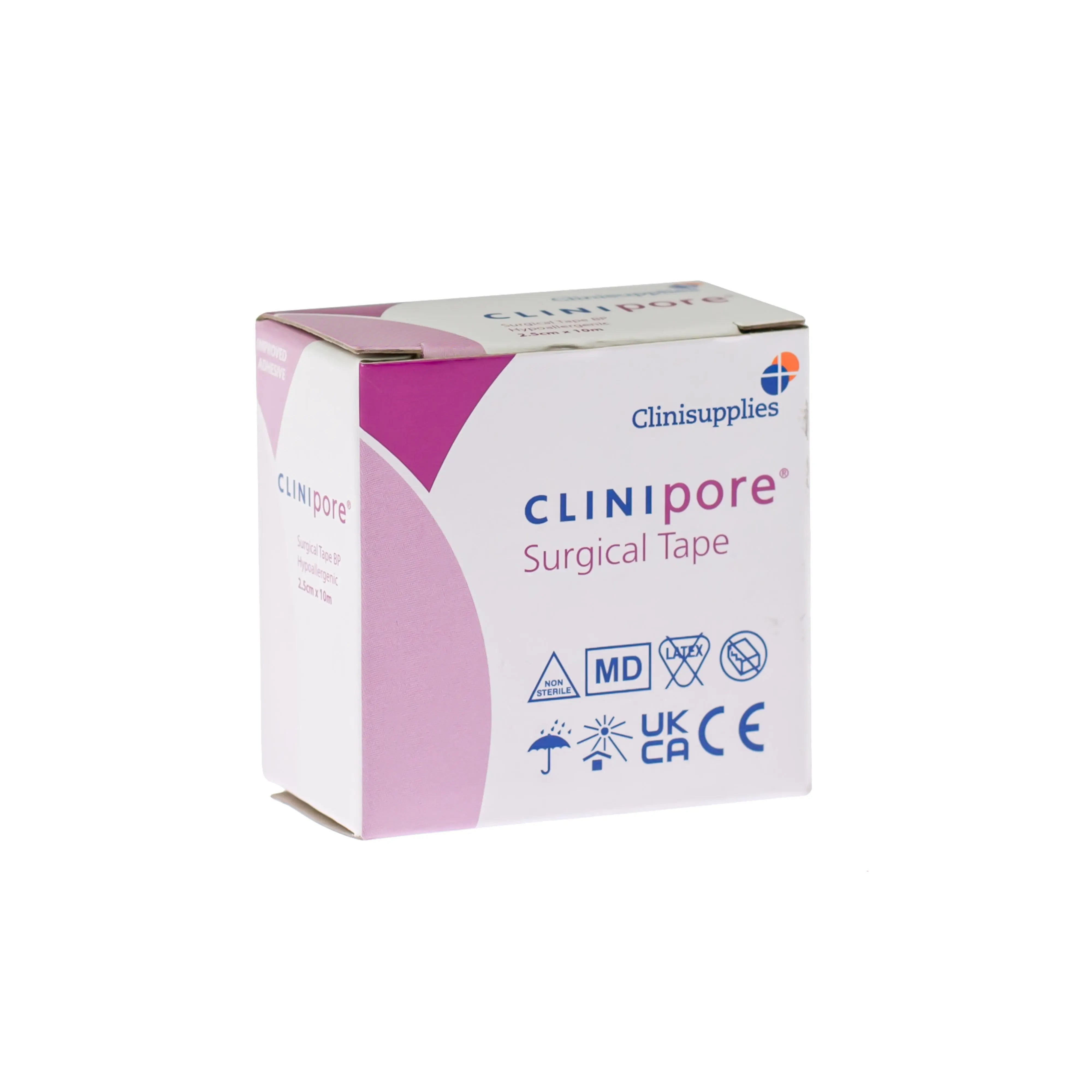 Clinipore Surgical Tape - Hypoallergenic (2.5cm Wide) (5m or 10m Long) (x1)