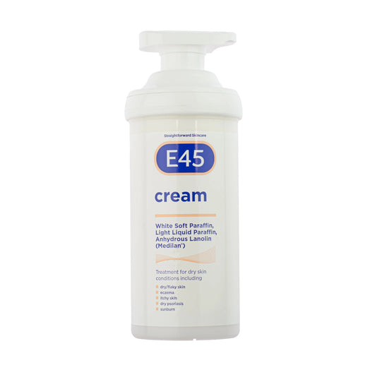 E45 Cream - For Dry Skin, Escema, Itchy Skin, Psoriasis, & Sunburn (500g)