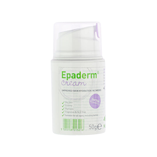 Epaderm Cream - Dry Skin, Eczema, Psoriasis Skin Care (50g)