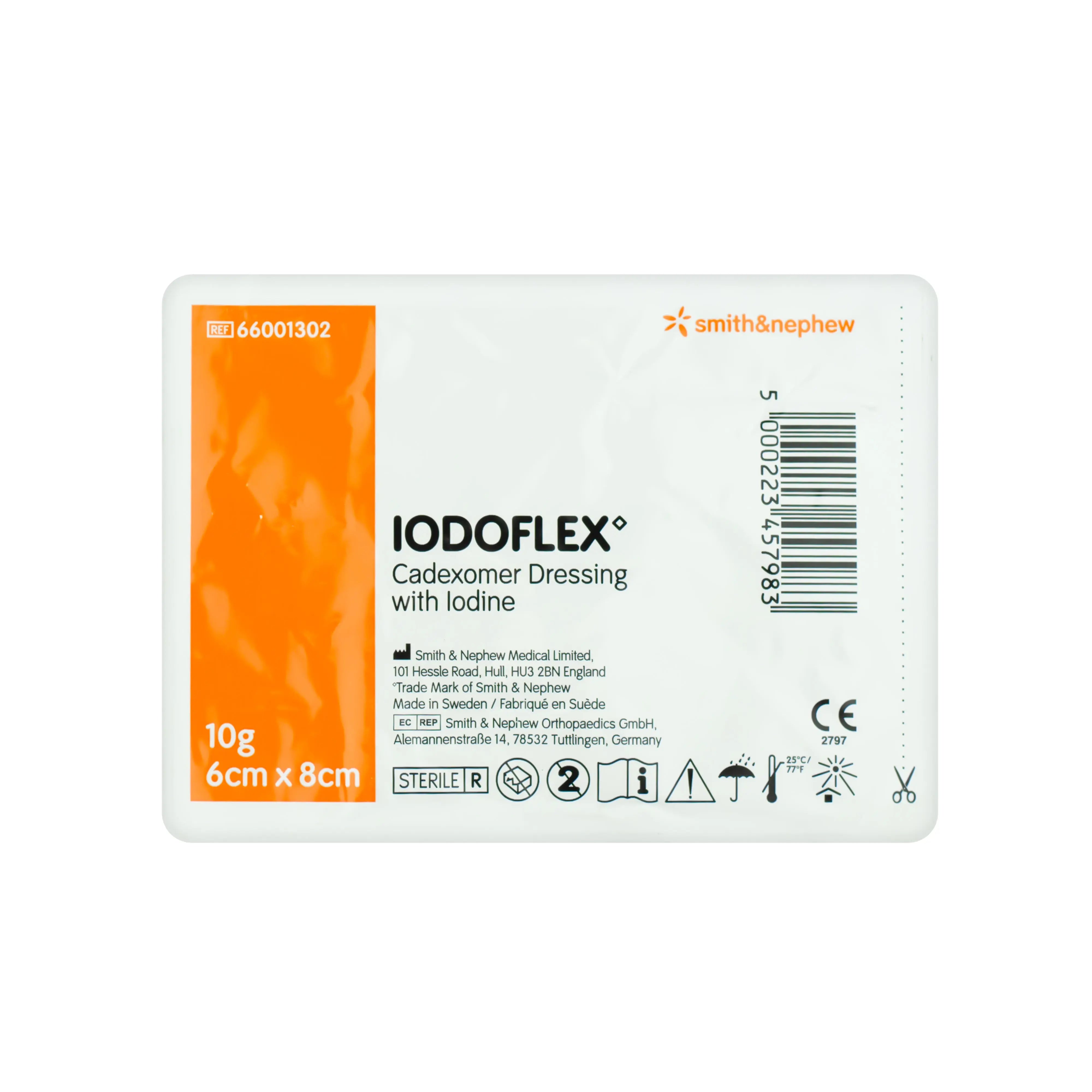 IodoFlex Iodine Paste Pad Dressing - Cadexomer Iodine Pad (10g or 17g) (x3 or 2)