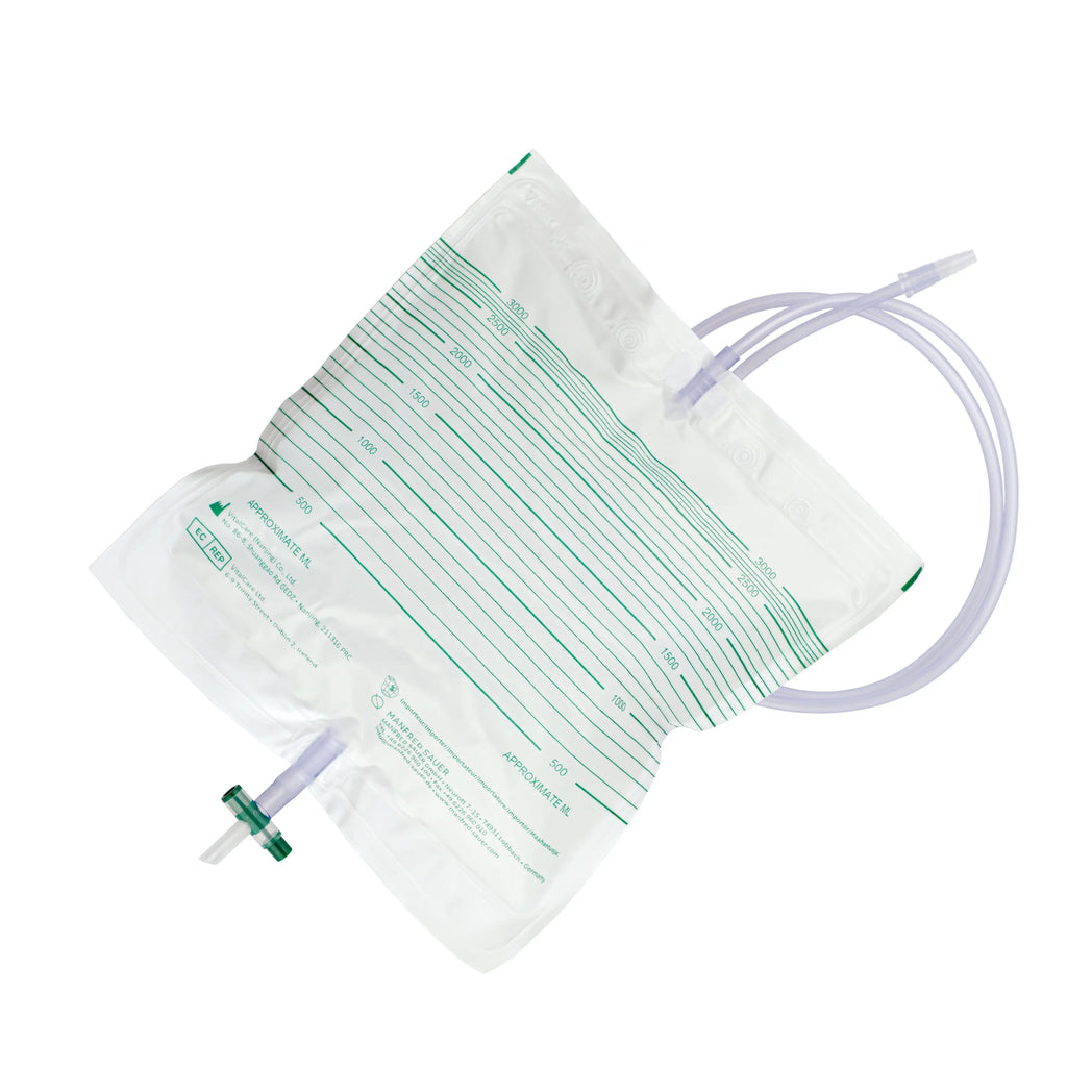 Manfred Sauer 3L Drainage Bags Urine Night Bags (x10) Vyne