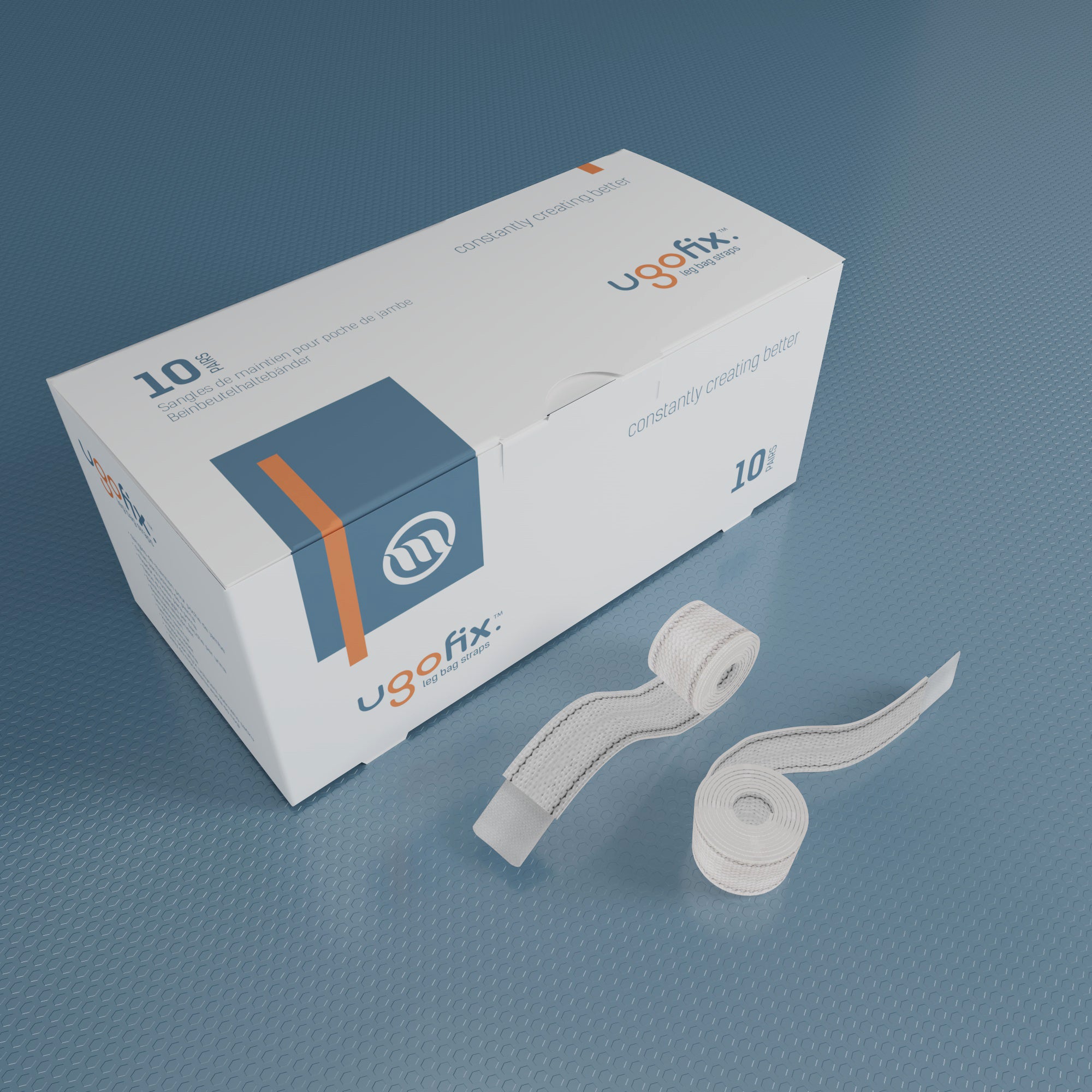 Ugo Fix Leg Bag Straps - Urine Drainage Bag Strap (x10)