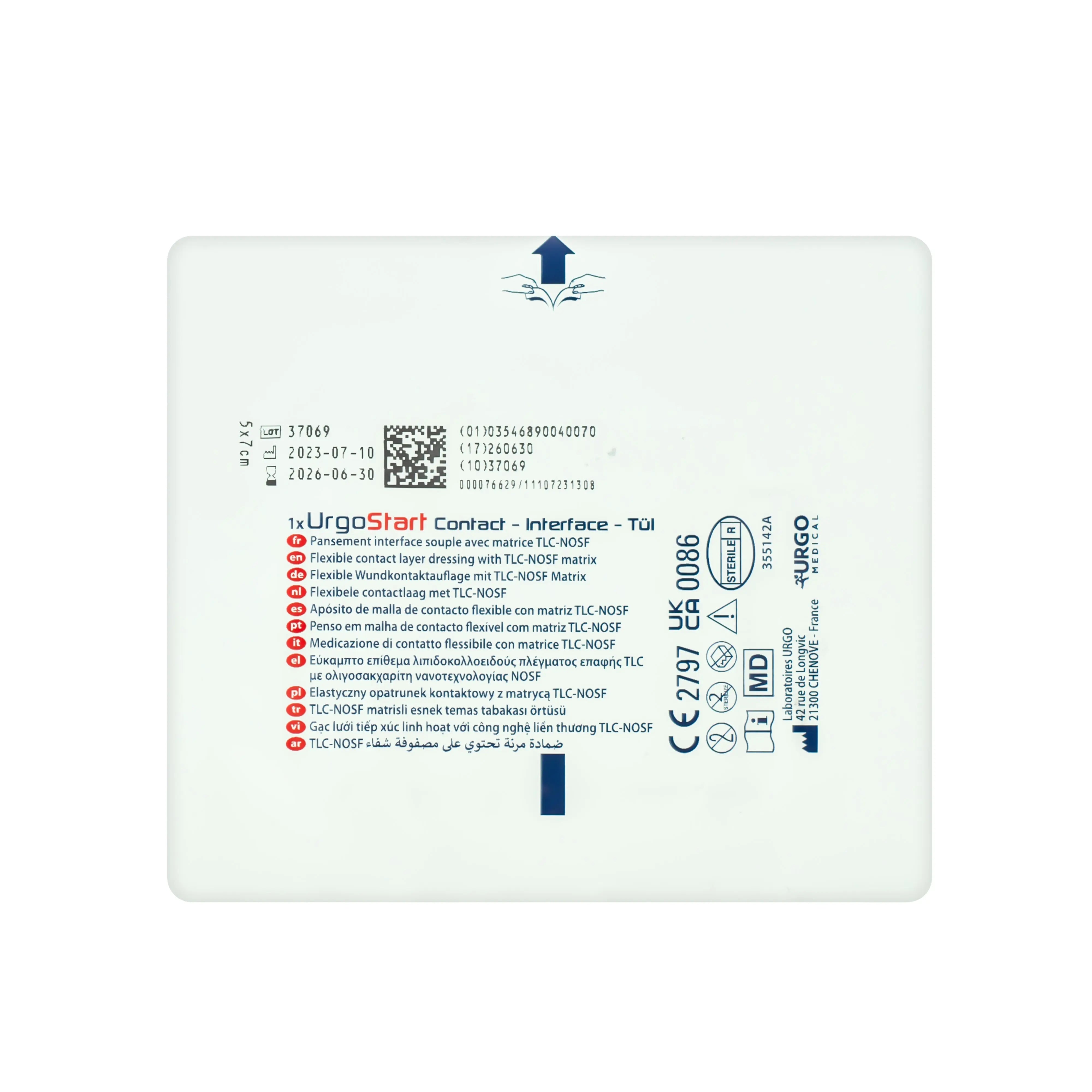 UrgoStart Contact Layer Dressing (Multiple Sizs) (x10)