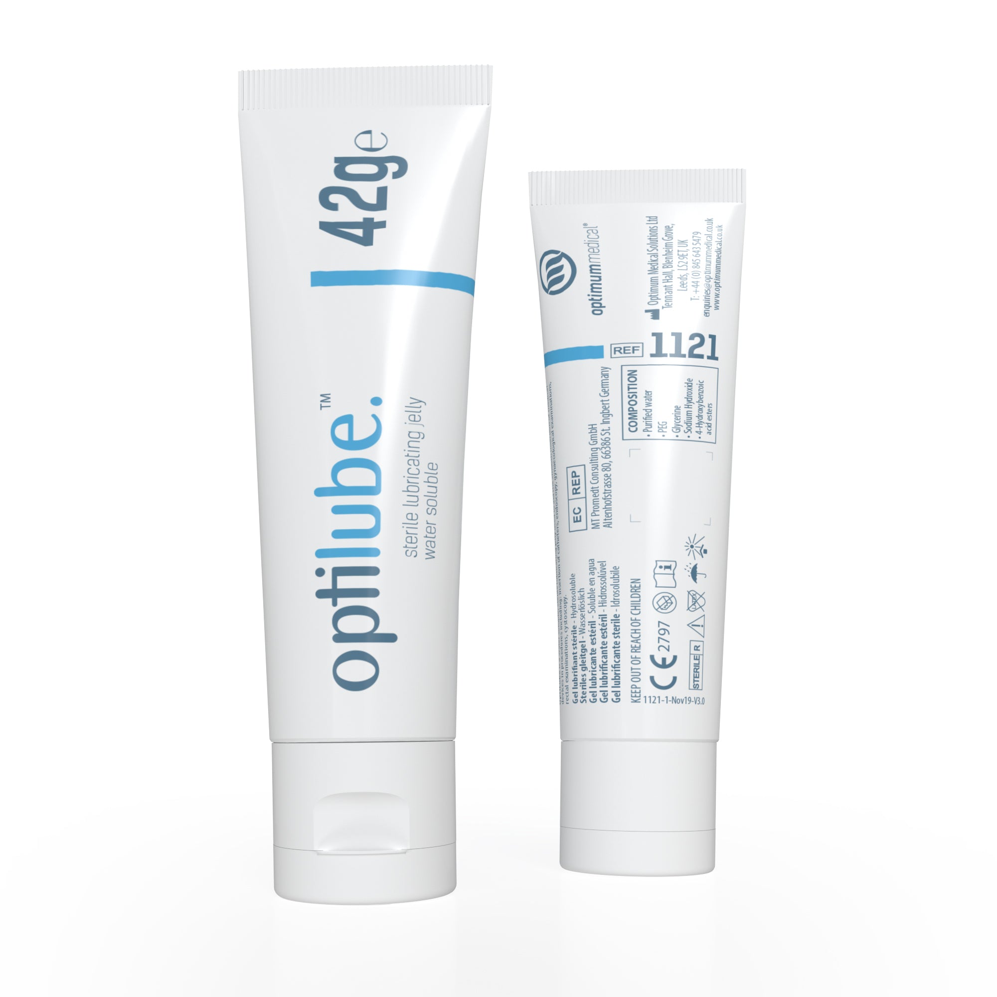 OptiLube Sterile Lubricant Gel Tubes (42g) (x1 or 12)