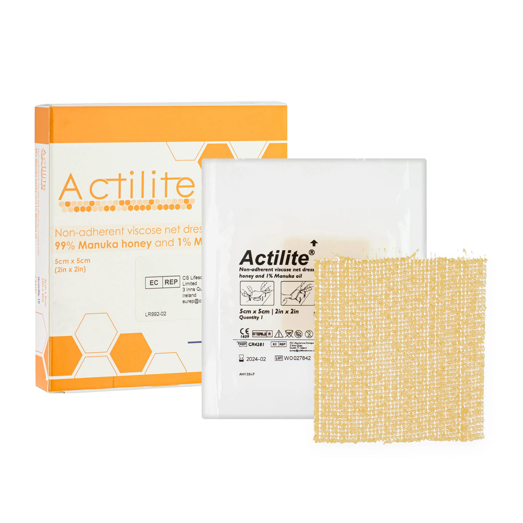 Actilite NonAdherent Viscose Net Dressing With Honey (x10) Vyne