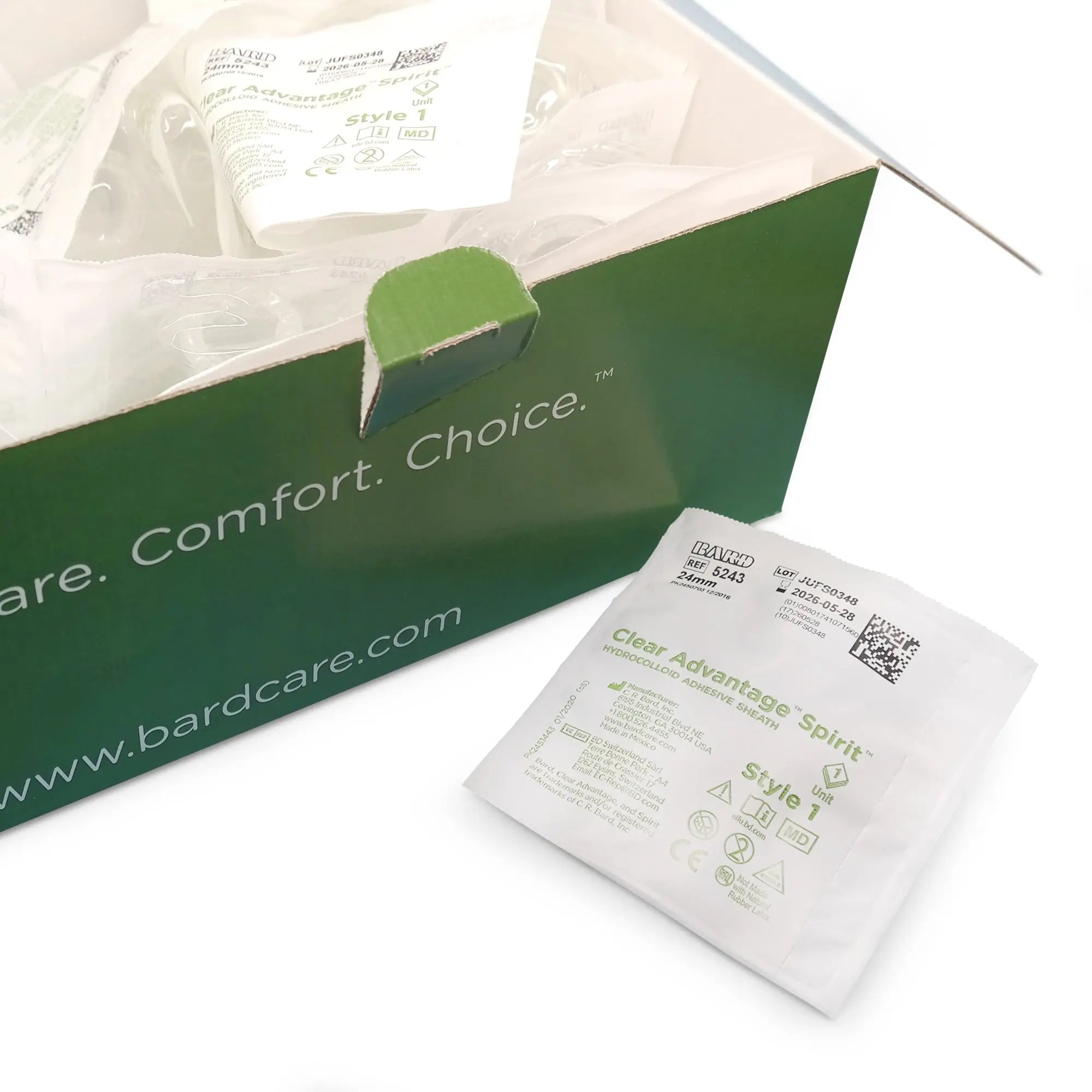 Clear Advantage Spirit Sheath - External Urinary Catheter (x30)